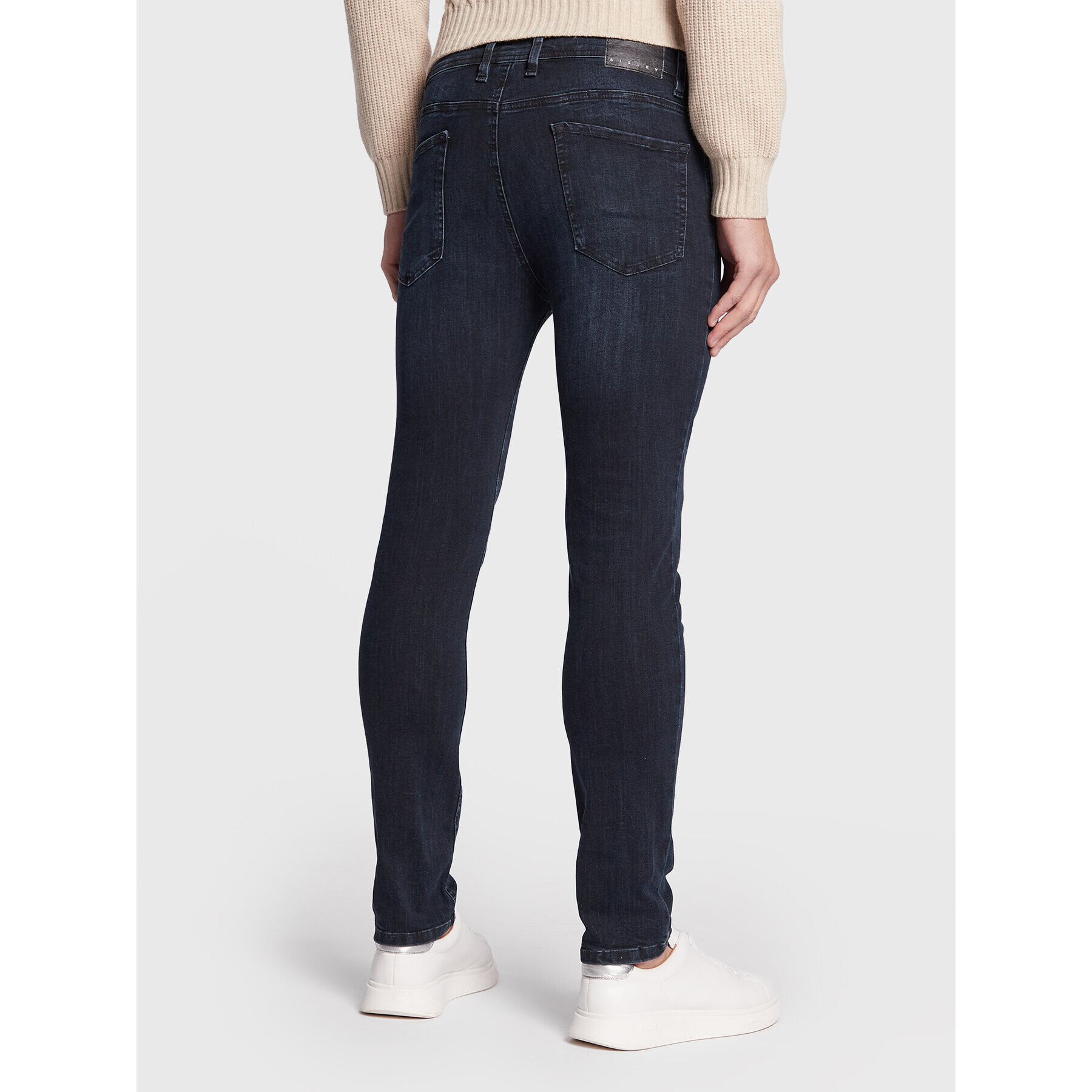 Sisley Jeansy 4OE7SE00X Tmavomodrá Skinny Fit - Pepit.cz