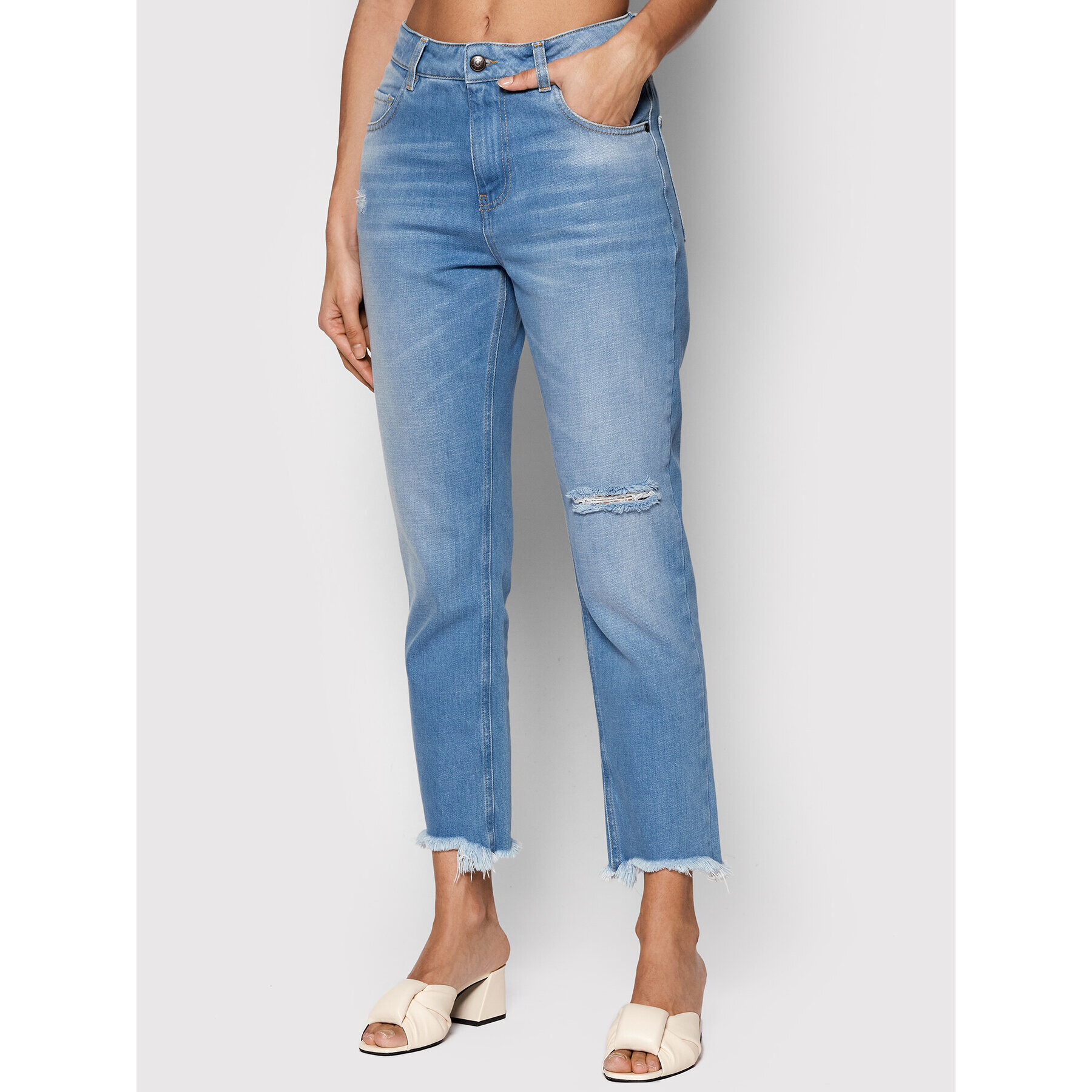 Sisley Jeansy 4OF157706 Modrá Regular Fit - Pepit.cz