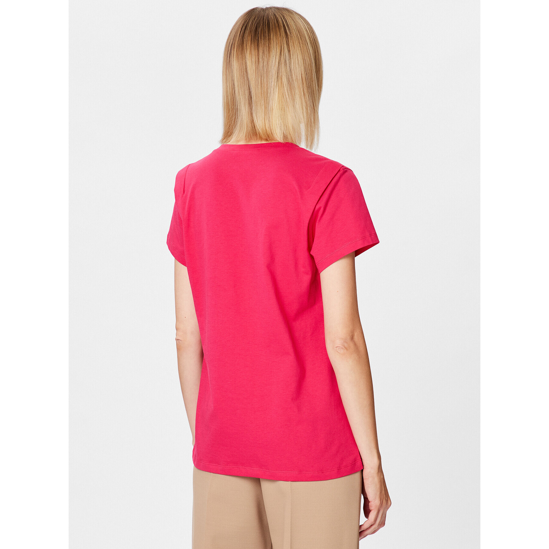 Sisley T-Shirt 3096L400B Růžová Regular Fit - Pepit.cz