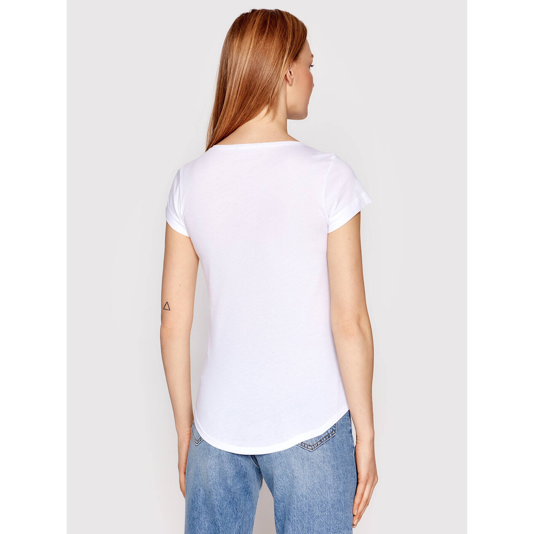 Sisley T-Shirt 3L7NL100T Bílá Regular Fit - Pepit.cz