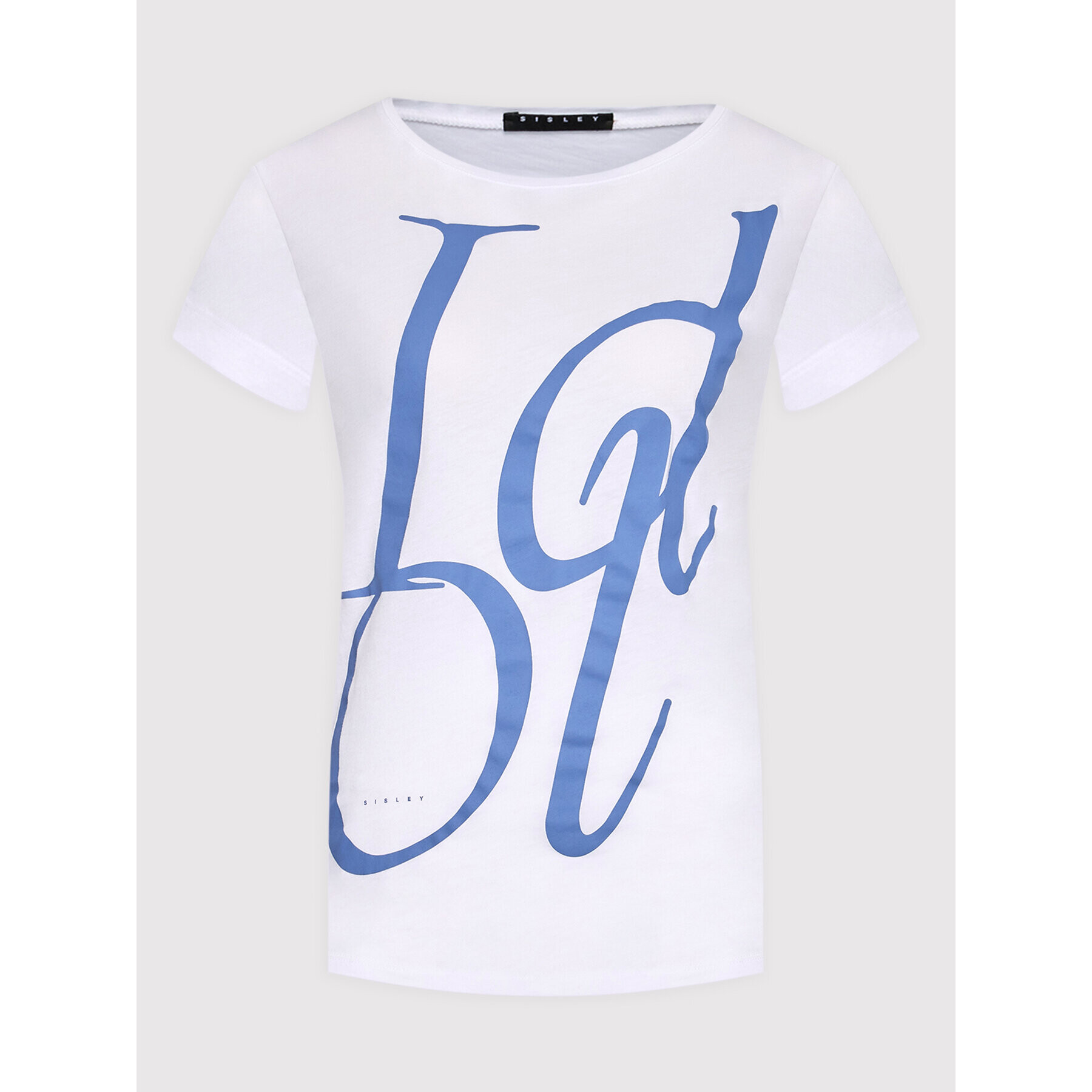 Sisley T-Shirt 3L7NL100T Bílá Regular Fit - Pepit.cz