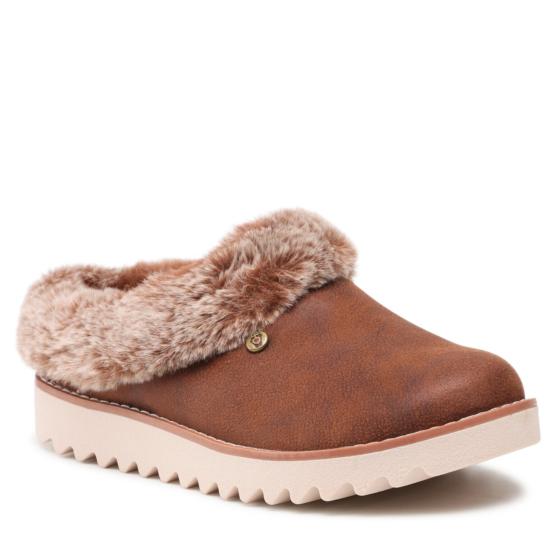 Skechers Bačkory BOBS Winter Rock 113423/BRN Hnědá - Pepit.cz