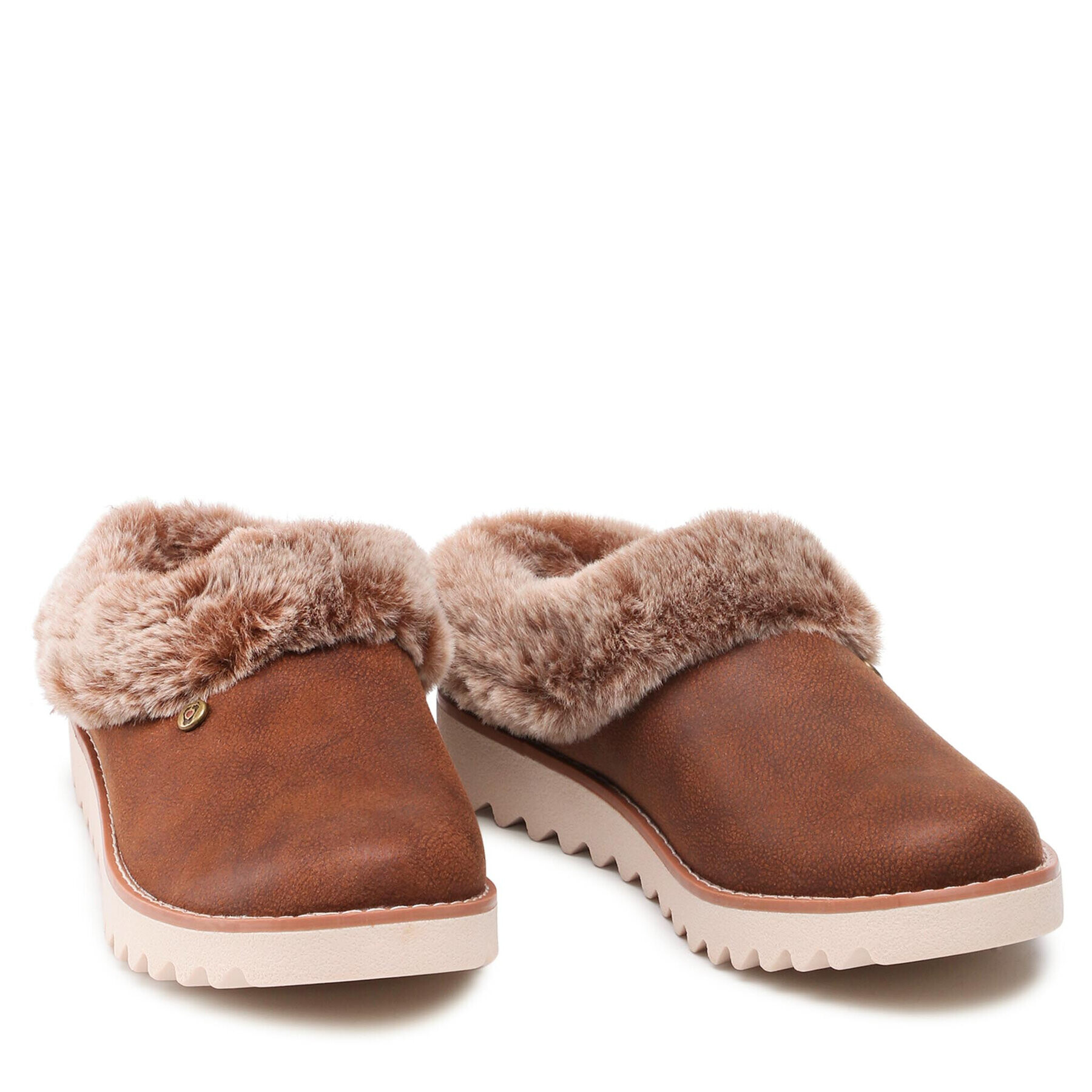 Skechers Bačkory BOBS Winter Rock 113423/BRN Hnědá - Pepit.cz