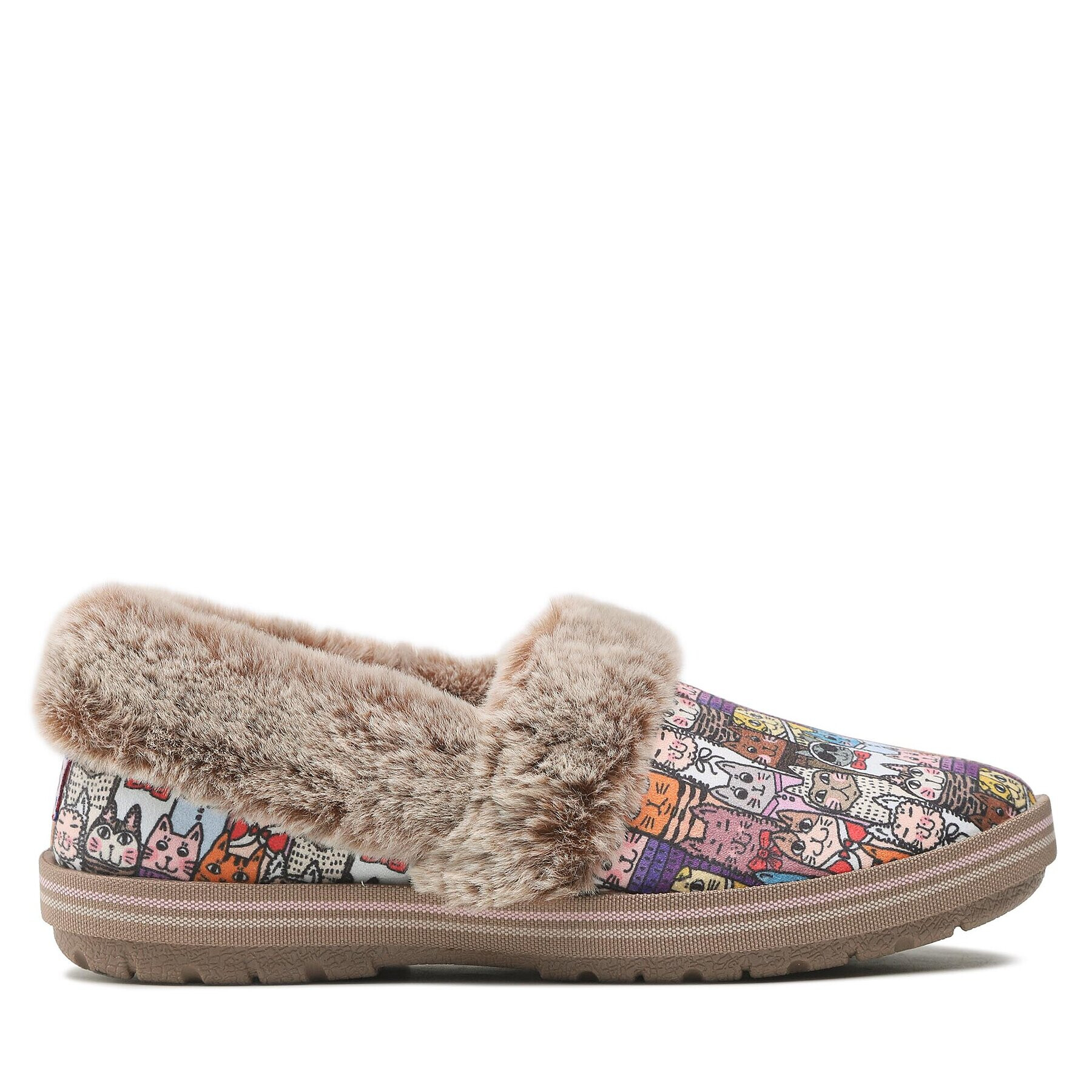 Skechers Bačkory Chic Cat 33347/MLT Hnědá - Pepit.cz