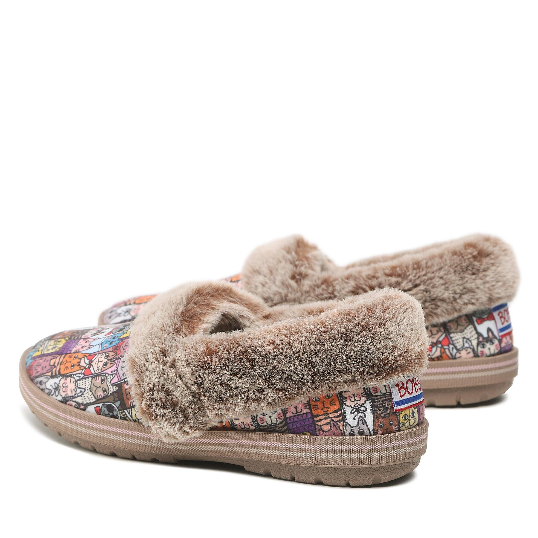 Skechers Bačkory Chic Cat 33347/MLT Hnědá - Pepit.cz