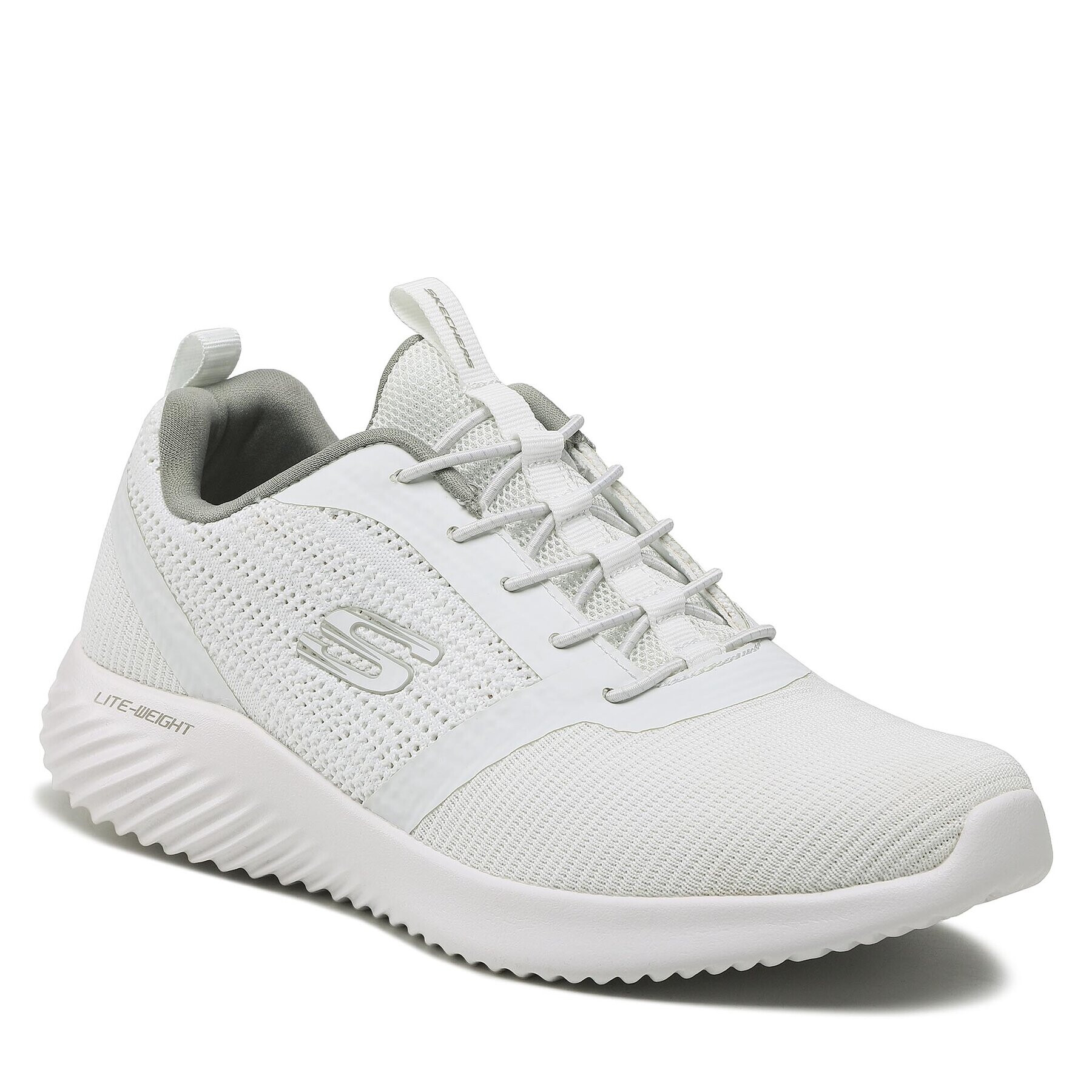 Skechers Boty Bounder 52504/WHT Bílá - Pepit.cz