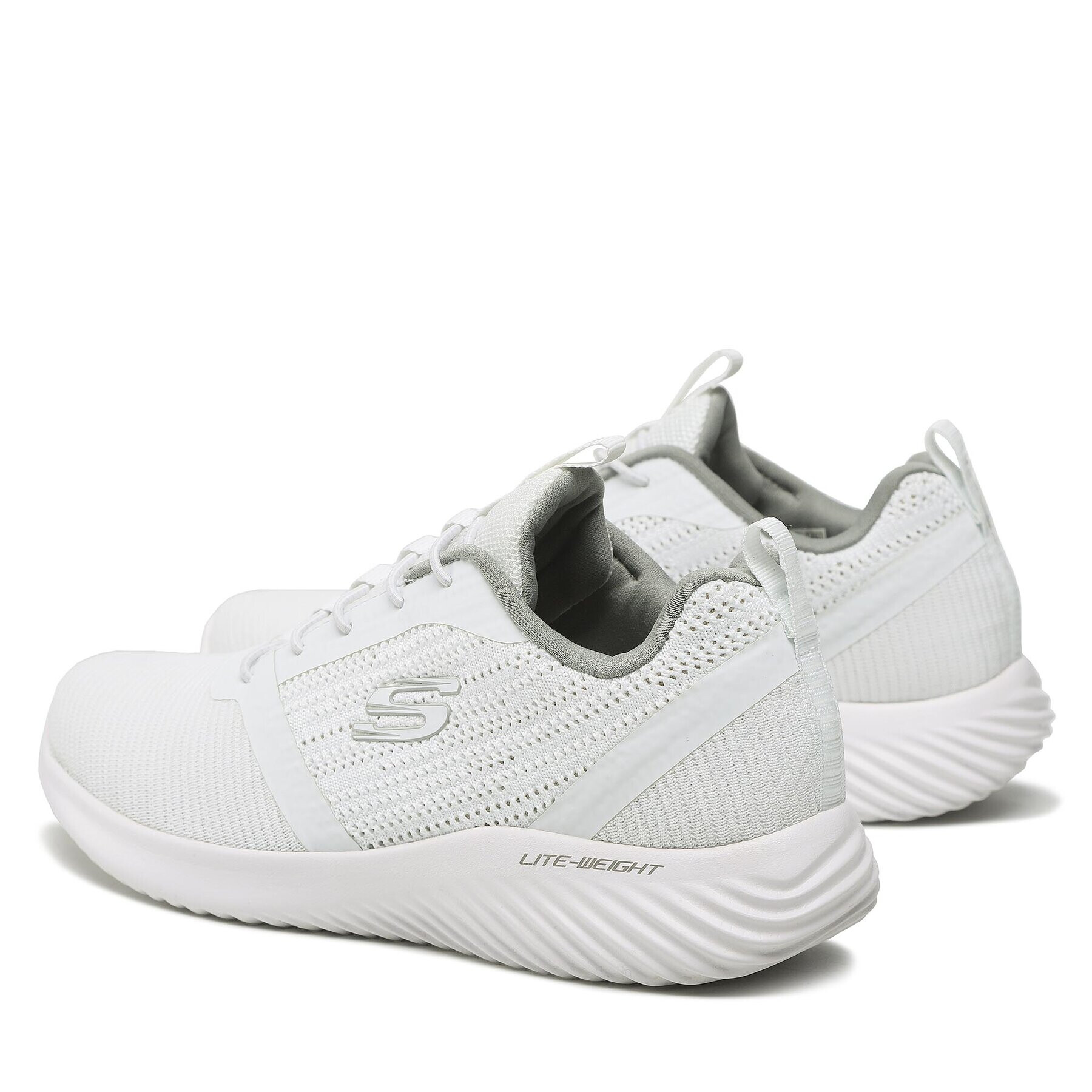 Skechers Boty Bounder 52504/WHT Bílá - Pepit.cz