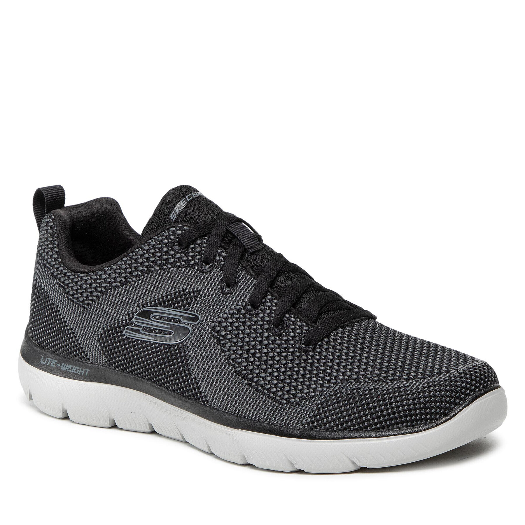 Skechers Boty Brisbane 232057/BKW Černá - Pepit.cz