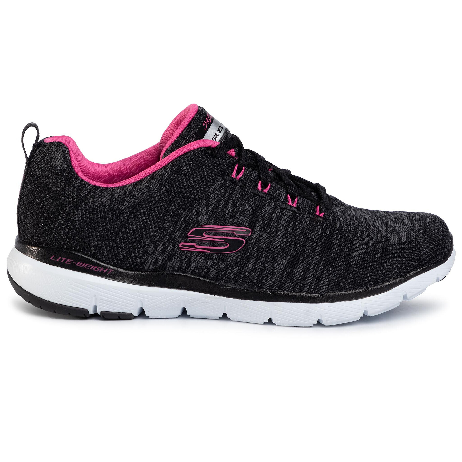 Skechers Boty Flex Appeal 3.0 13062/BKHP Černá - Pepit.cz