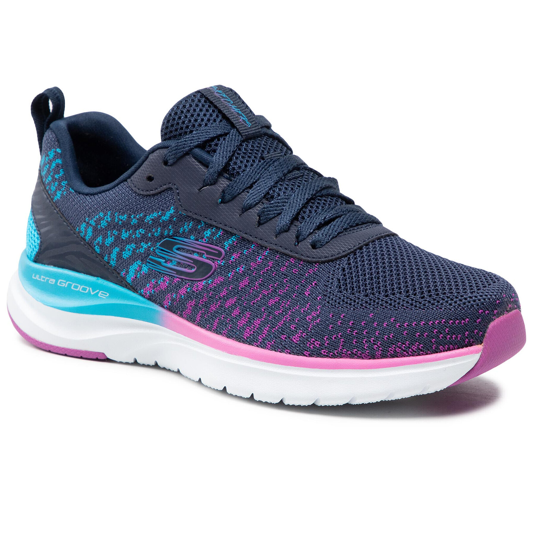 Skechers Boty Glamour Quest 149282/NVMT Tmavomodrá - Pepit.cz