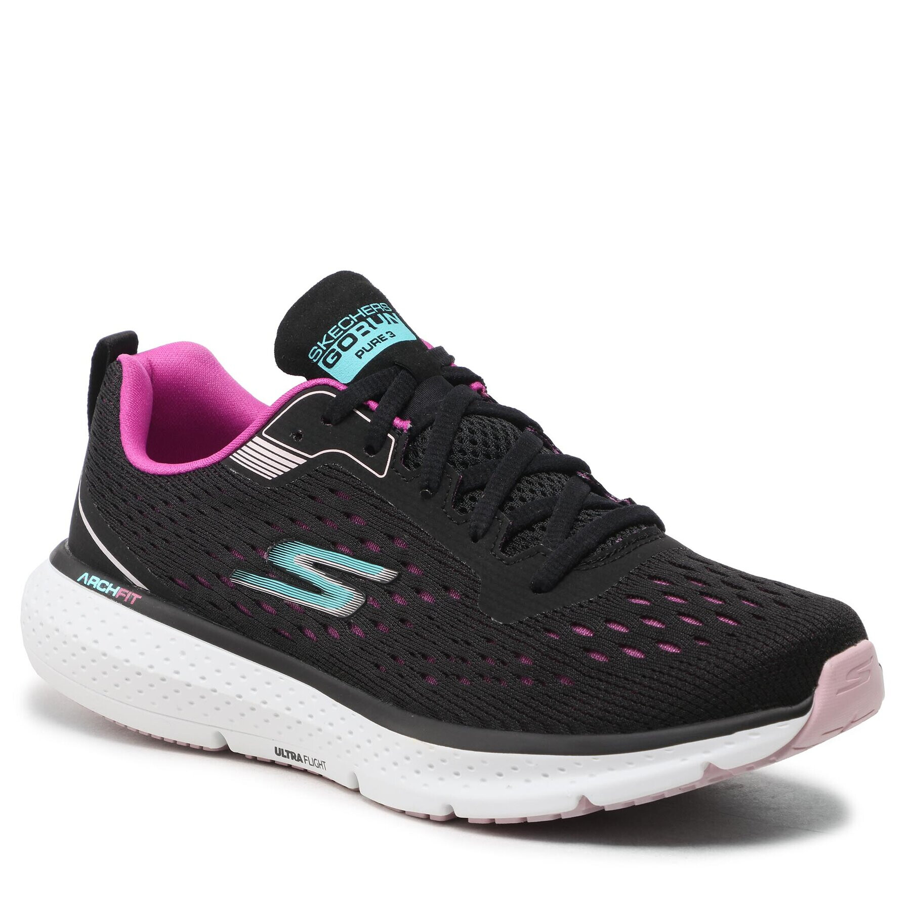 Skechers Boty Go Run Pure 3 172034/BLK Černá - Pepit.cz