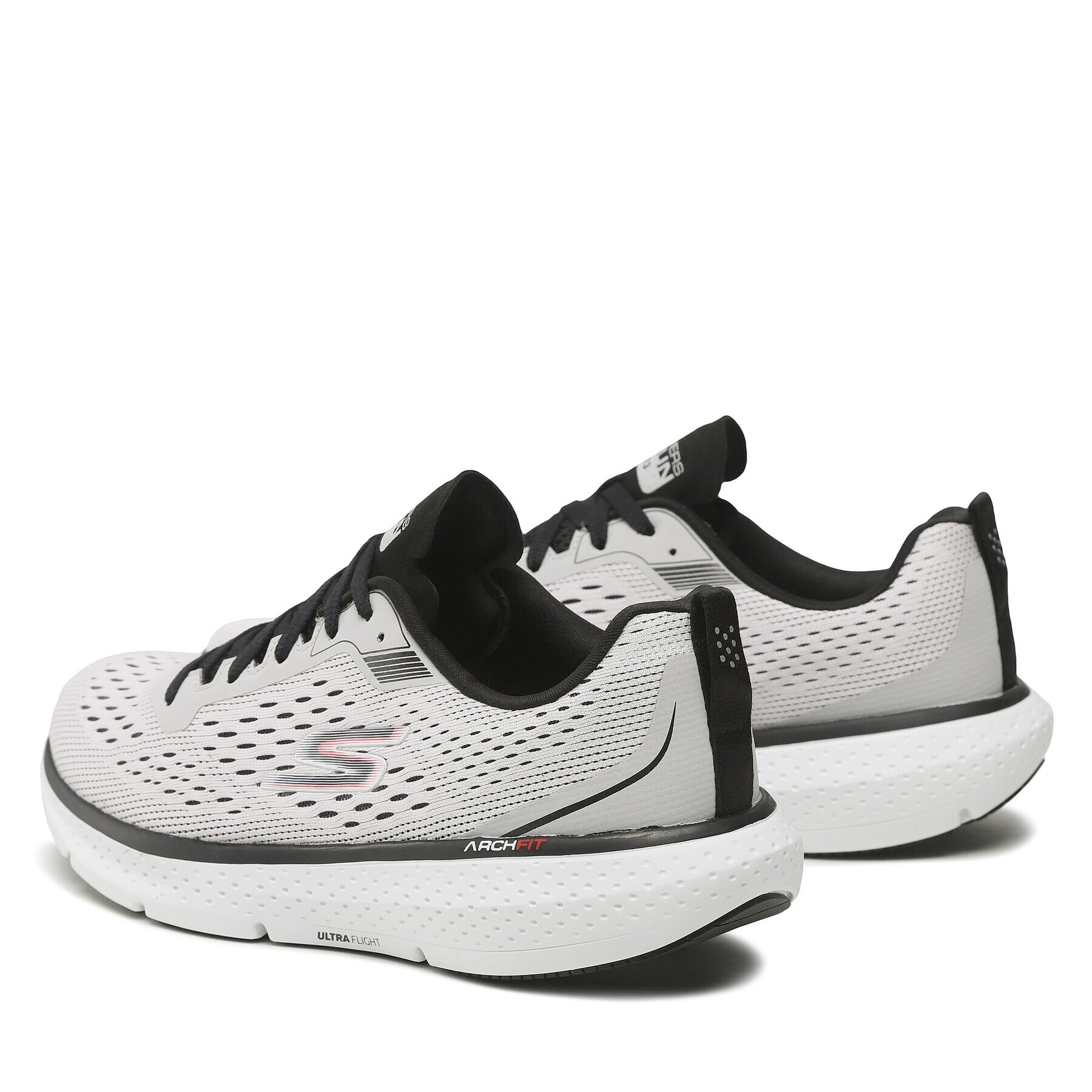 Skechers Boty Go Run Pure 3 246034/WBK Šedá - Pepit.cz