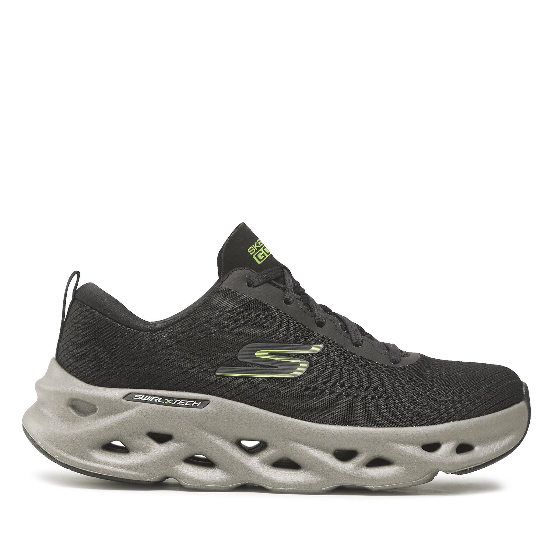 Skechers Boty Go Run Swirl Tech 220303/BKLM Černá - Pepit.cz