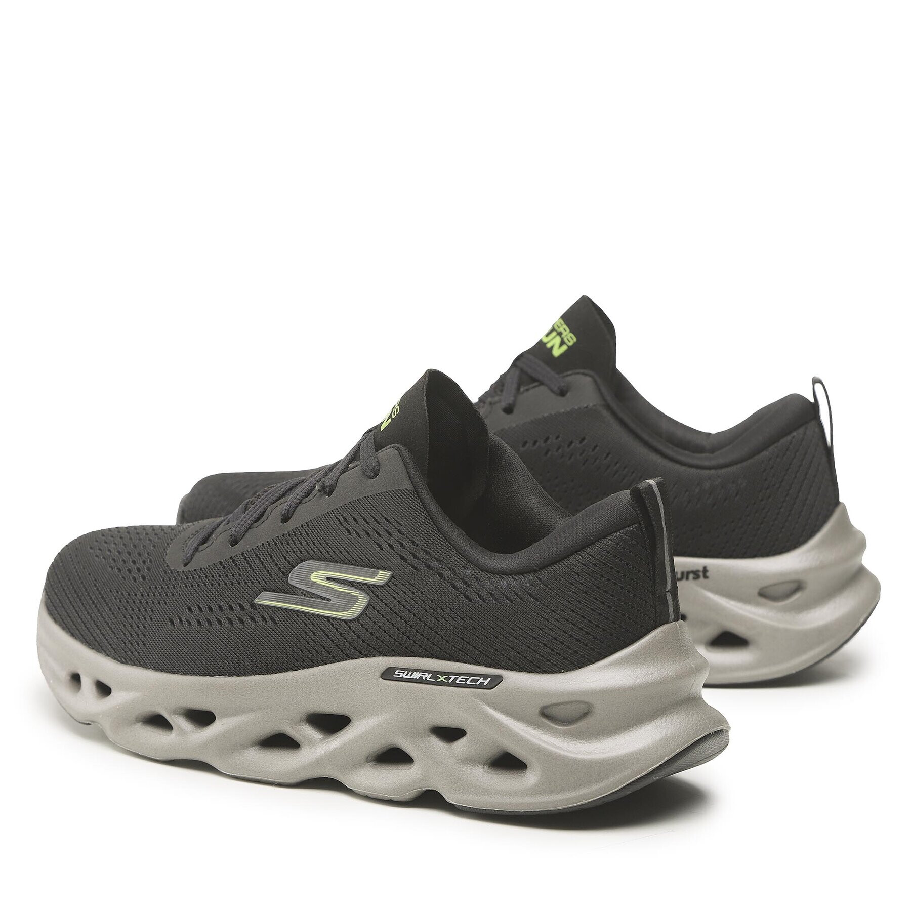 Skechers Boty Go Run Swirl Tech 220303/BKLM Černá - Pepit.cz