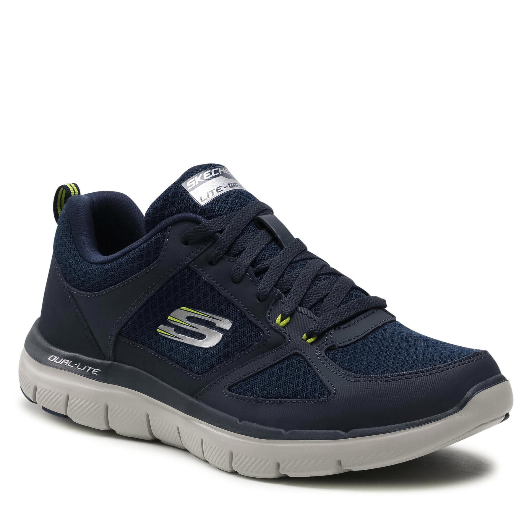 Skechers Boty Lindmam 52189/NVLM Tmavomodrá - Pepit.cz