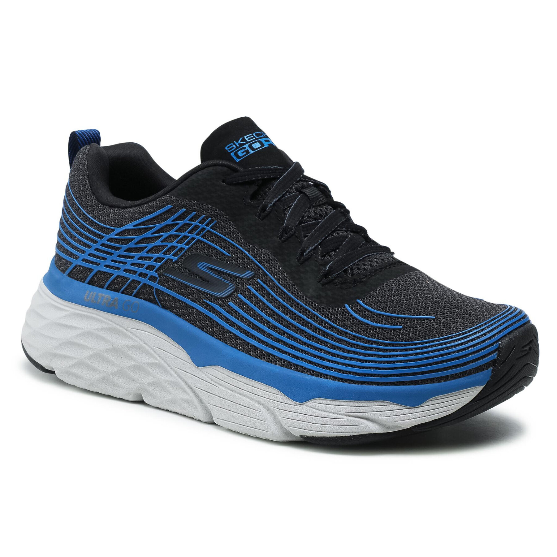 Skechers Boty Max Cushioning Elite 54430/BKBL Černá - Pepit.cz