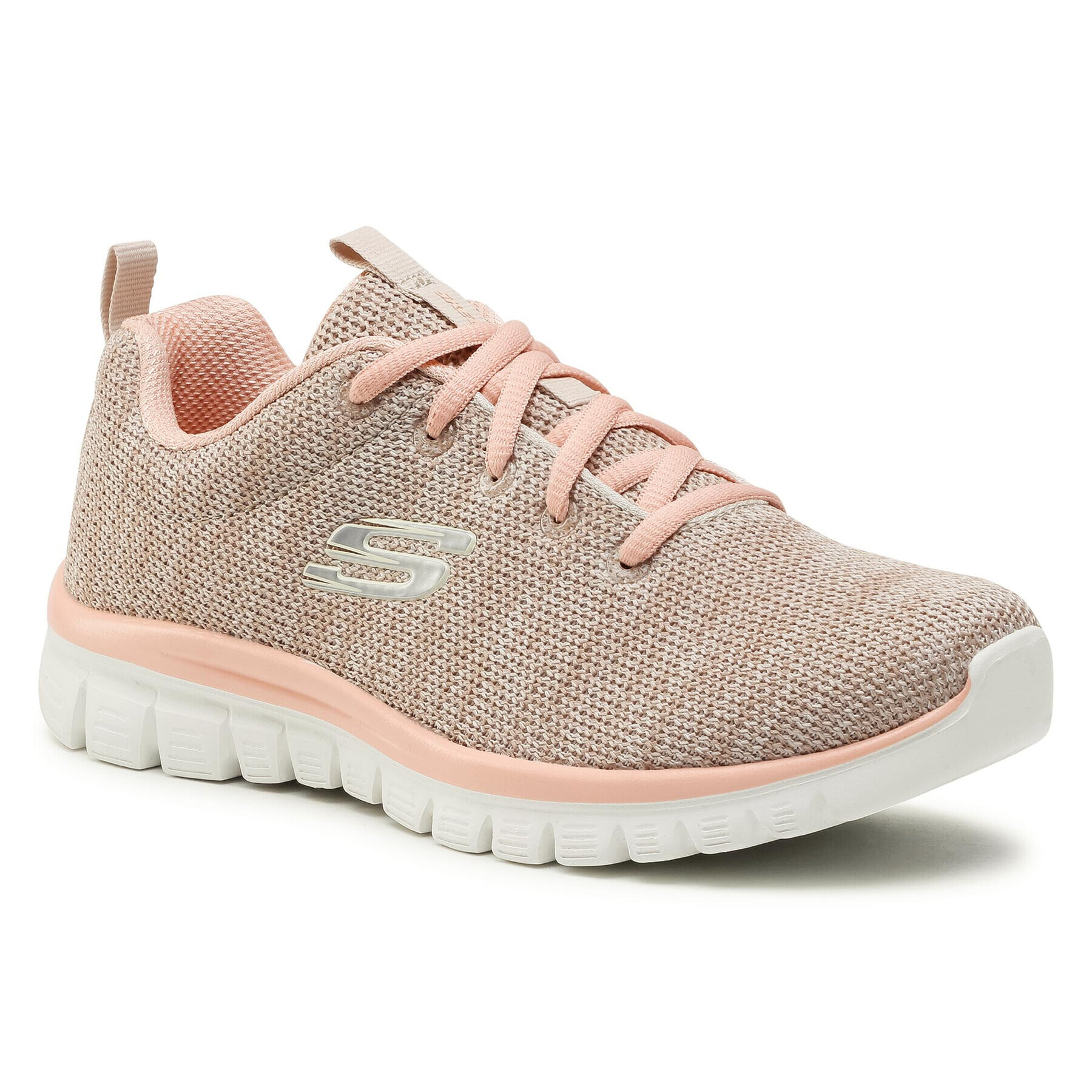 Skechers Boty Twisted Fortune 12614/NTCL Béžová - Pepit.cz