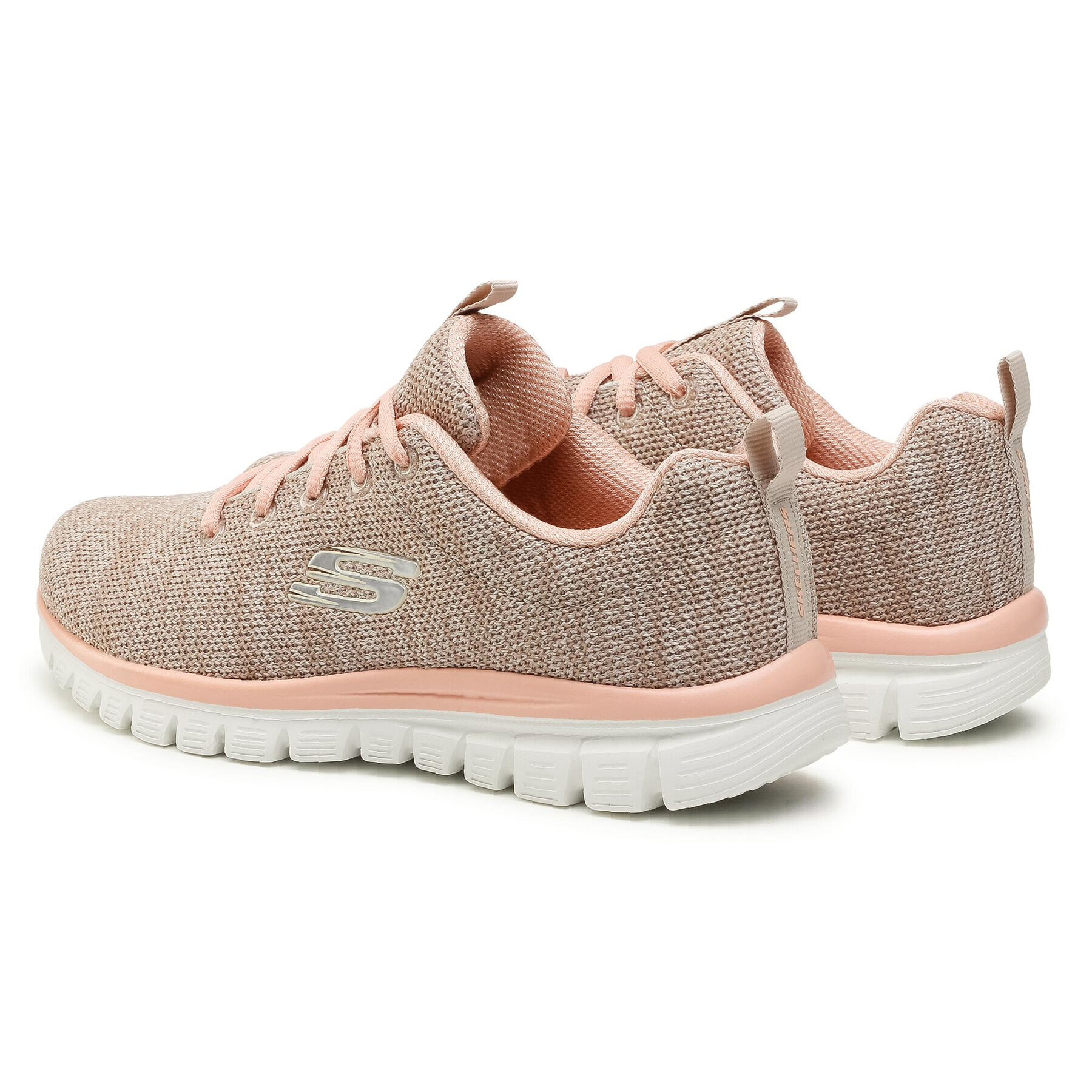 Skechers Boty Twisted Fortune 12614/NTCL Béžová - Pepit.cz