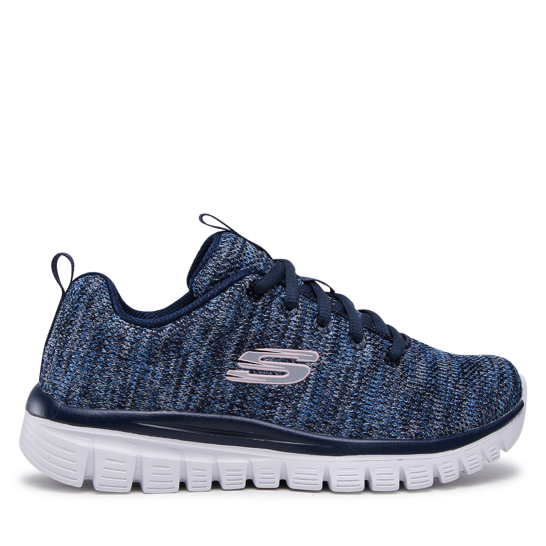 Skechers Boty Twisted Fortune 12614/NVBL Tmavomodrá - Pepit.cz