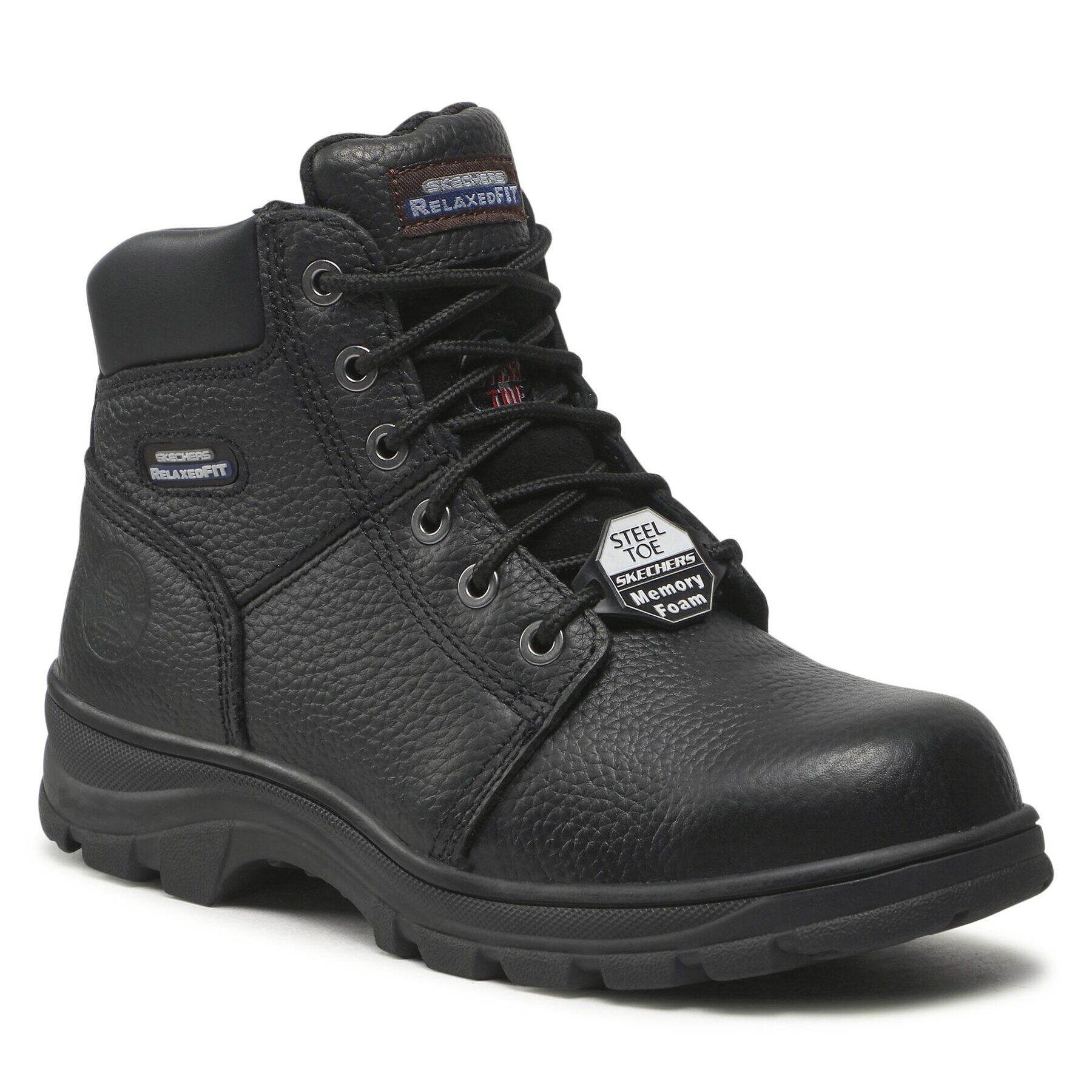 Skechers Boty Workshire 77009EC/BLK Černá - Pepit.cz