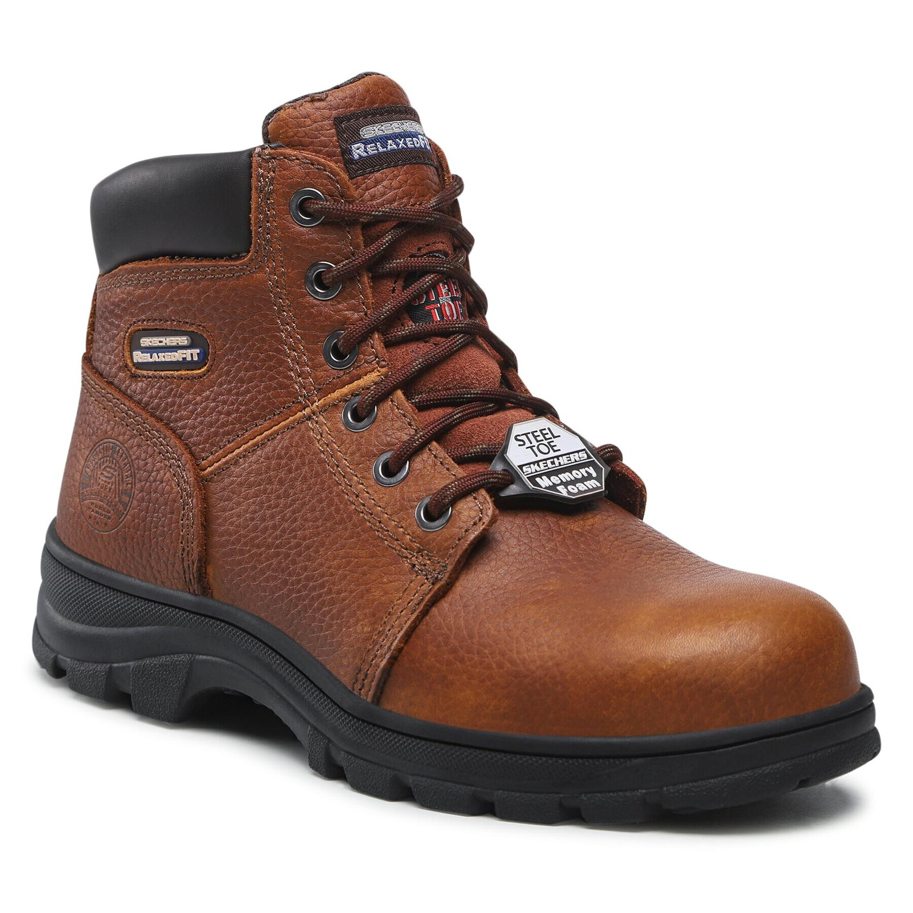 Skechers Boty Workshire 77009EC/BRN Hnědá - Pepit.cz