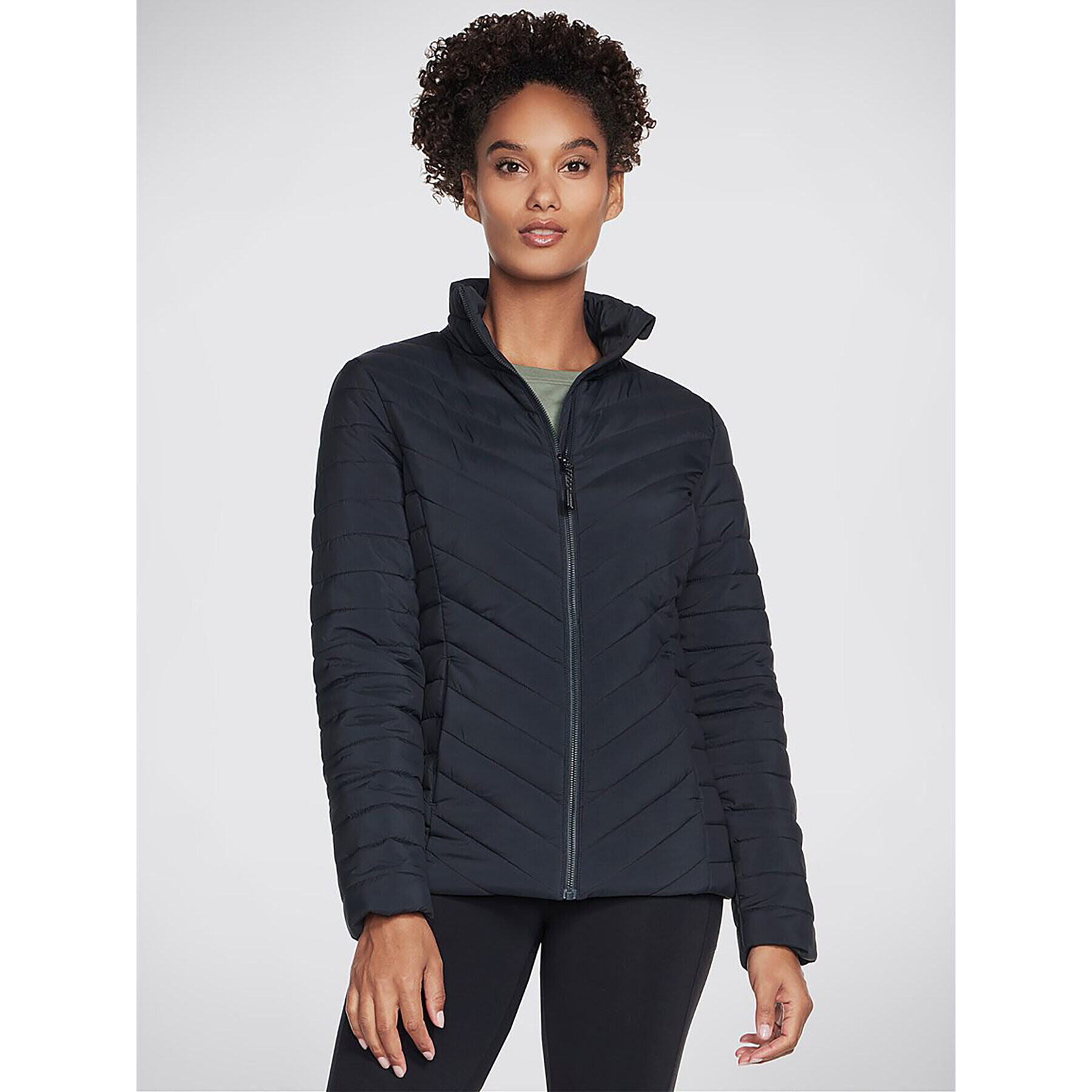 Skechers Bunda anorak Goshield Everyday Jacket JA6 Černá Regular Fit - Pepit.cz