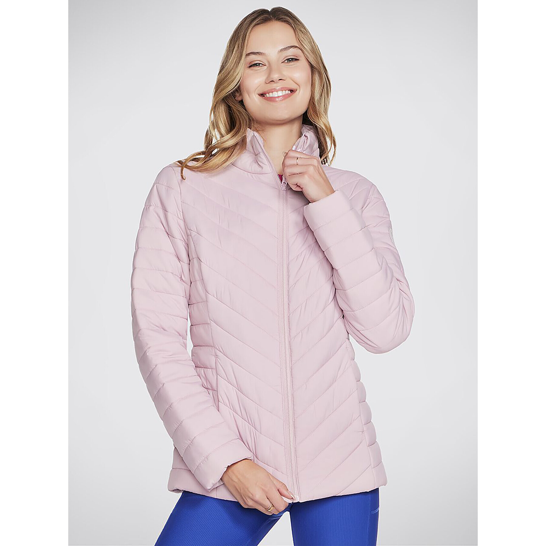 Skechers Bunda anorak Goshield Everyday Jacket JA6 Růžová Regular Fit - Pepit.cz