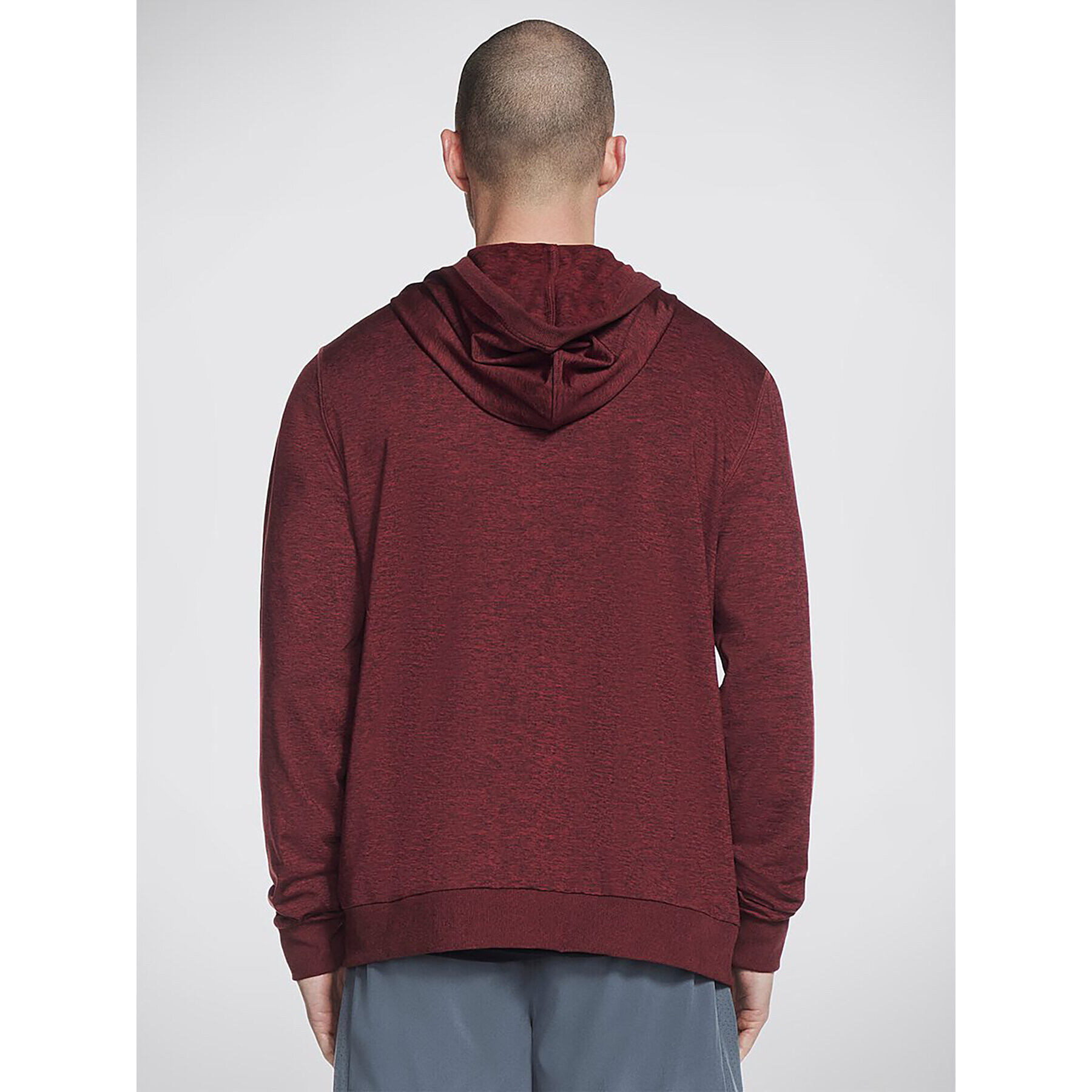 Skechers Bunda pro přechodné období Knits Ultra Go Full Zip Hoodie JA26 Červená Regular Fit - Pepit.cz