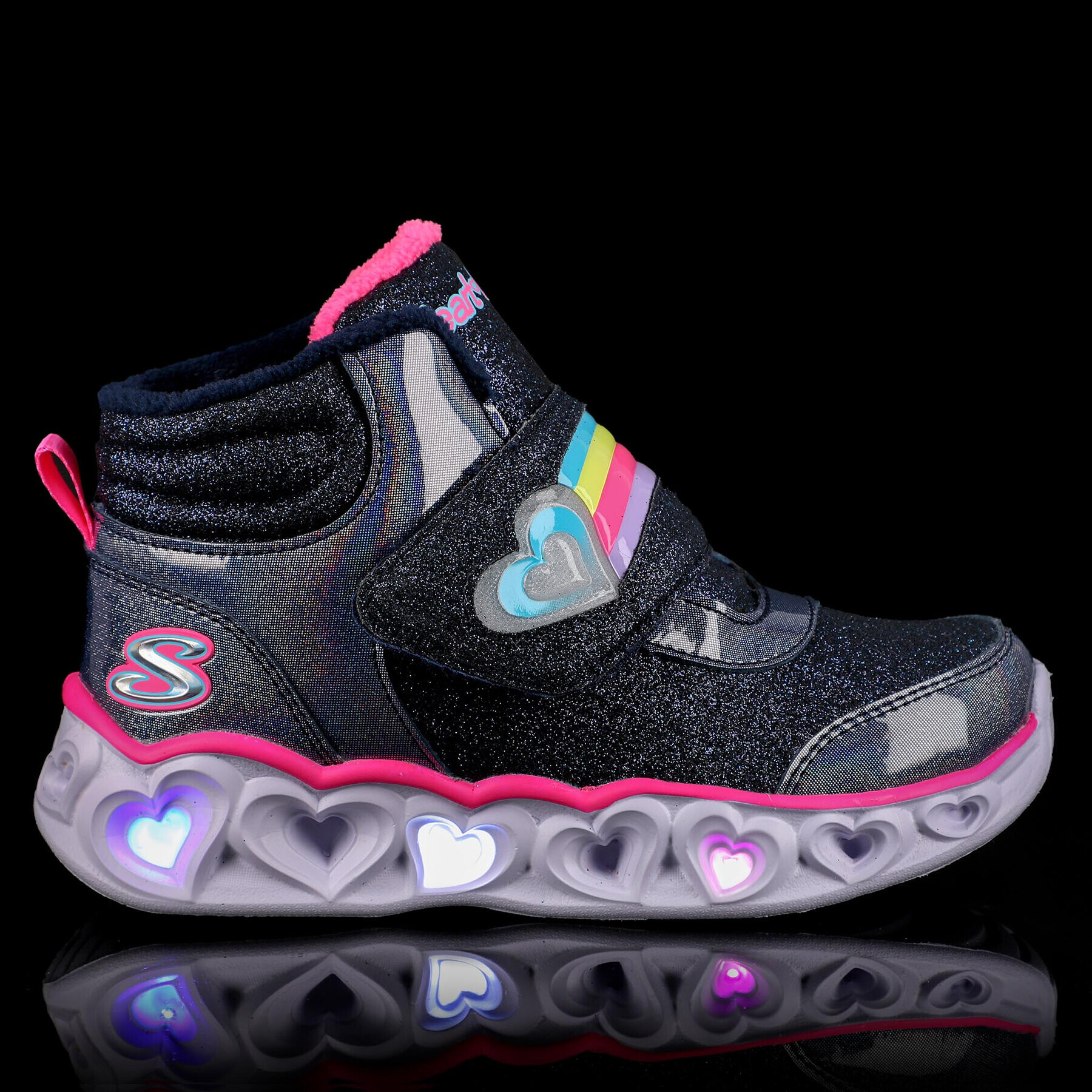 Skechers Kotníková obuv Brilliant Rainbow 302669L/NVPK Tmavomodrá - Pepit.cz