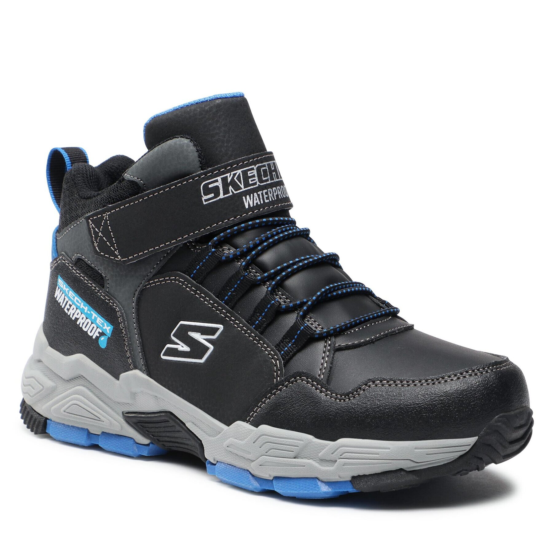 Skechers Kotníková obuv Drollix Venture Rush 406418L/BKRY Černá - Pepit.cz