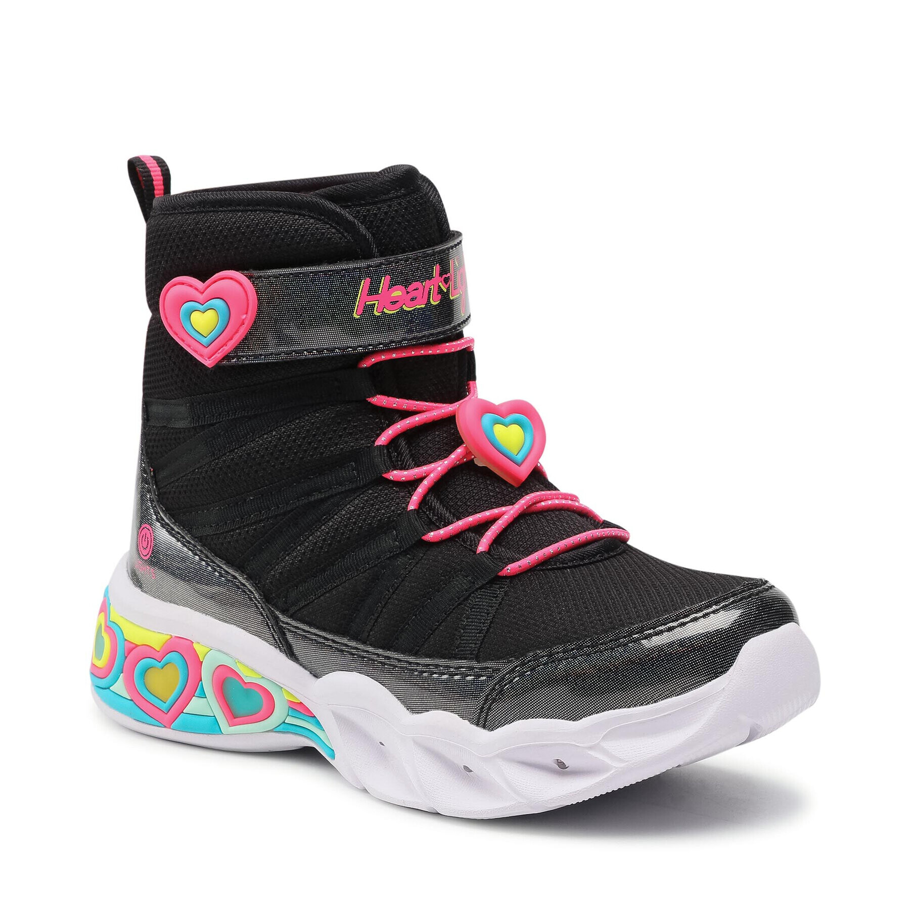 Skechers Kotníková obuv Love to Shine 302661L/BKHP Černá - Pepit.cz