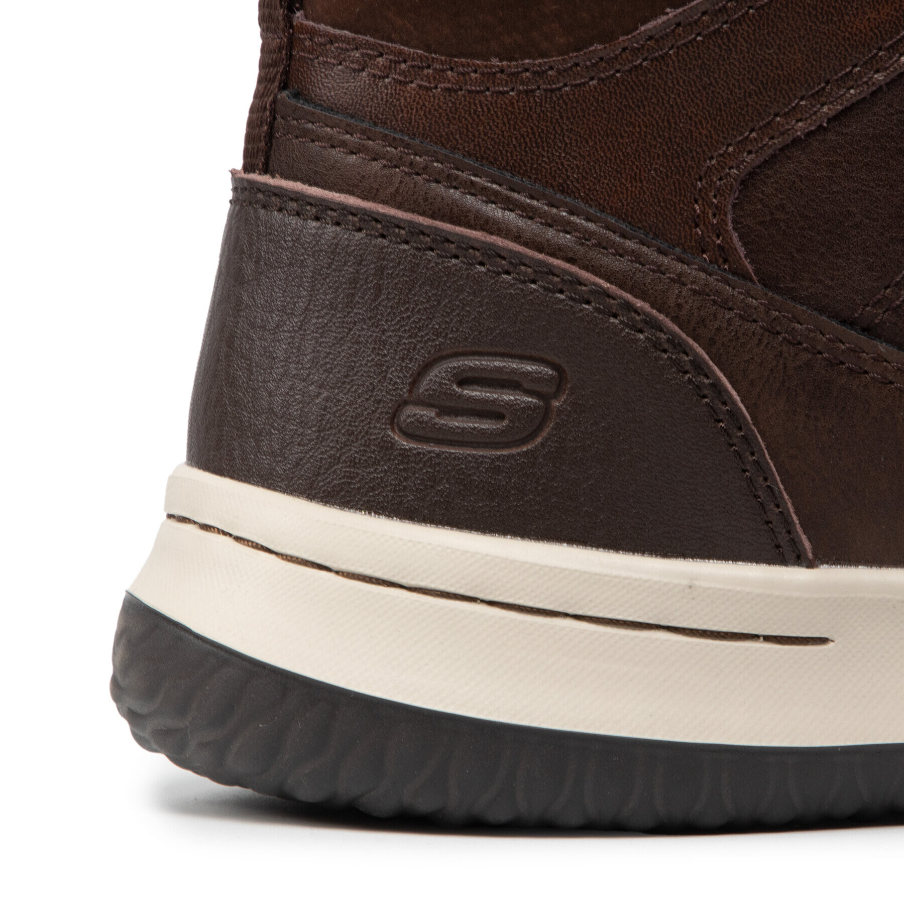 Skechers Kotníková obuv Ralcon 210229/CHOC Hnědá - Pepit.cz