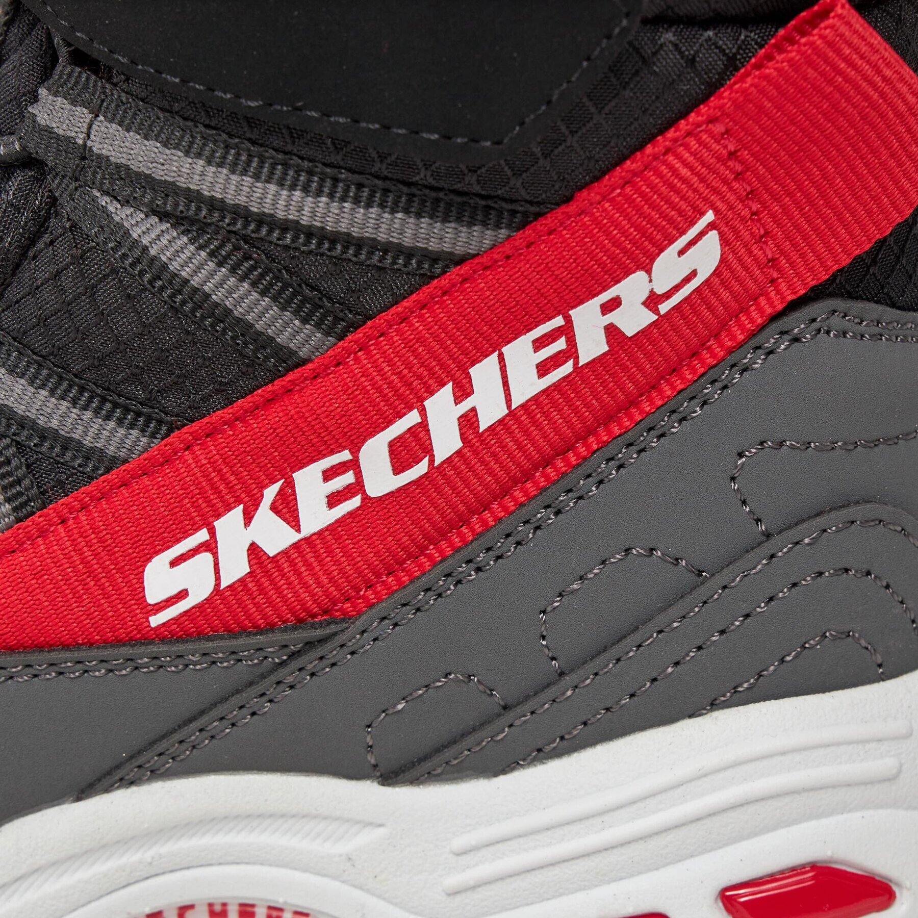 Skechers Kozačky D'Lites 660092L/BKRD Černá - Pepit.cz