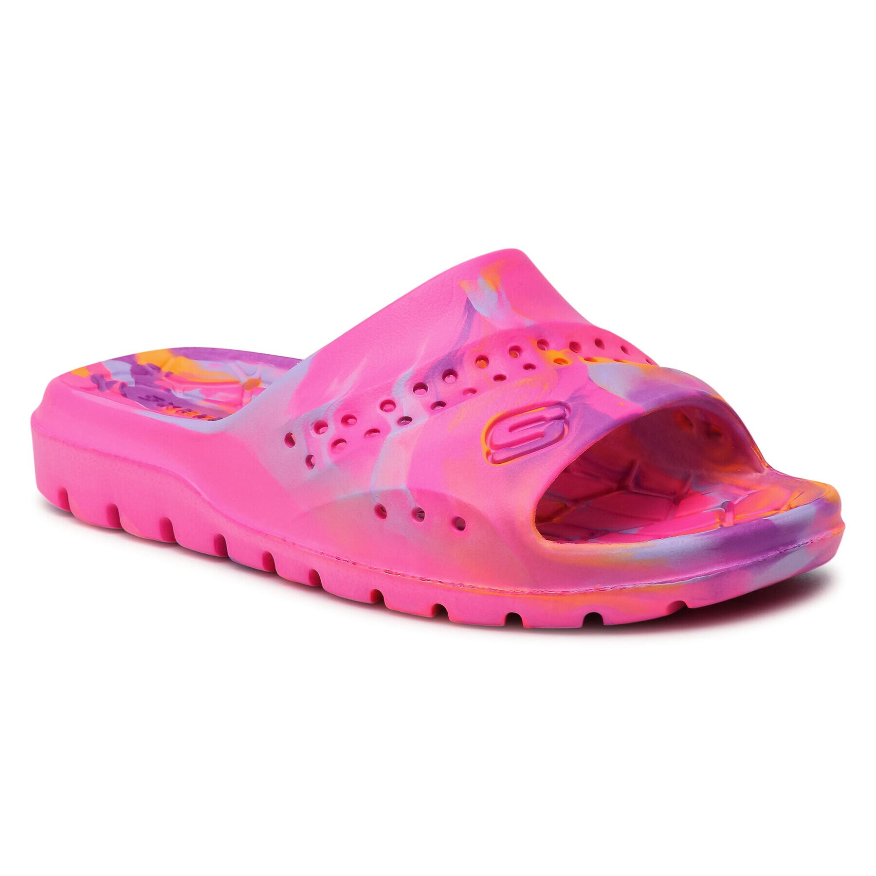 Skechers Nazouváky Color Splashed 86781L/HPMT Růžová - Pepit.cz