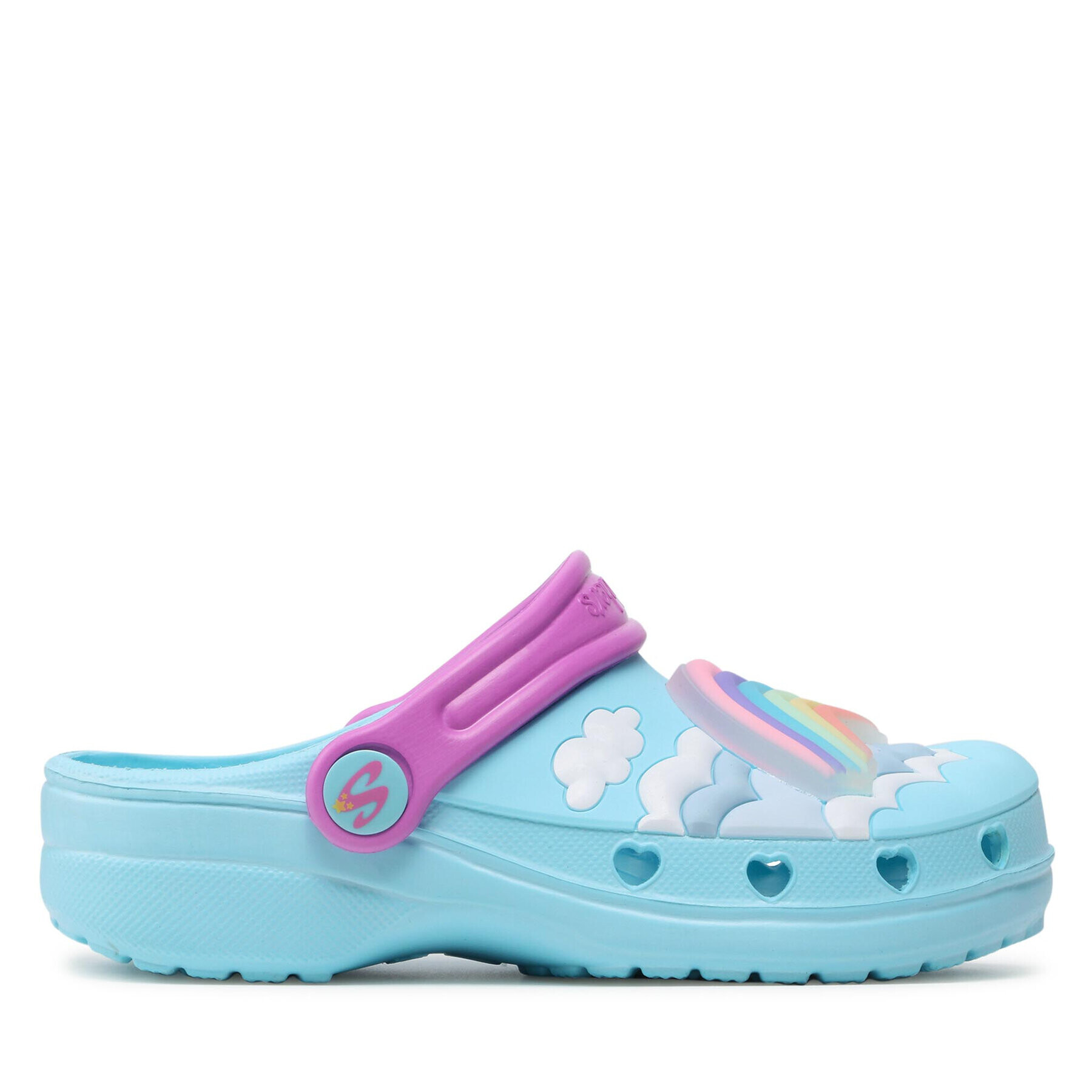 Skechers Nazouváky S Lights-Heart Charmer 308027L/BLMT Modrá - Pepit.cz