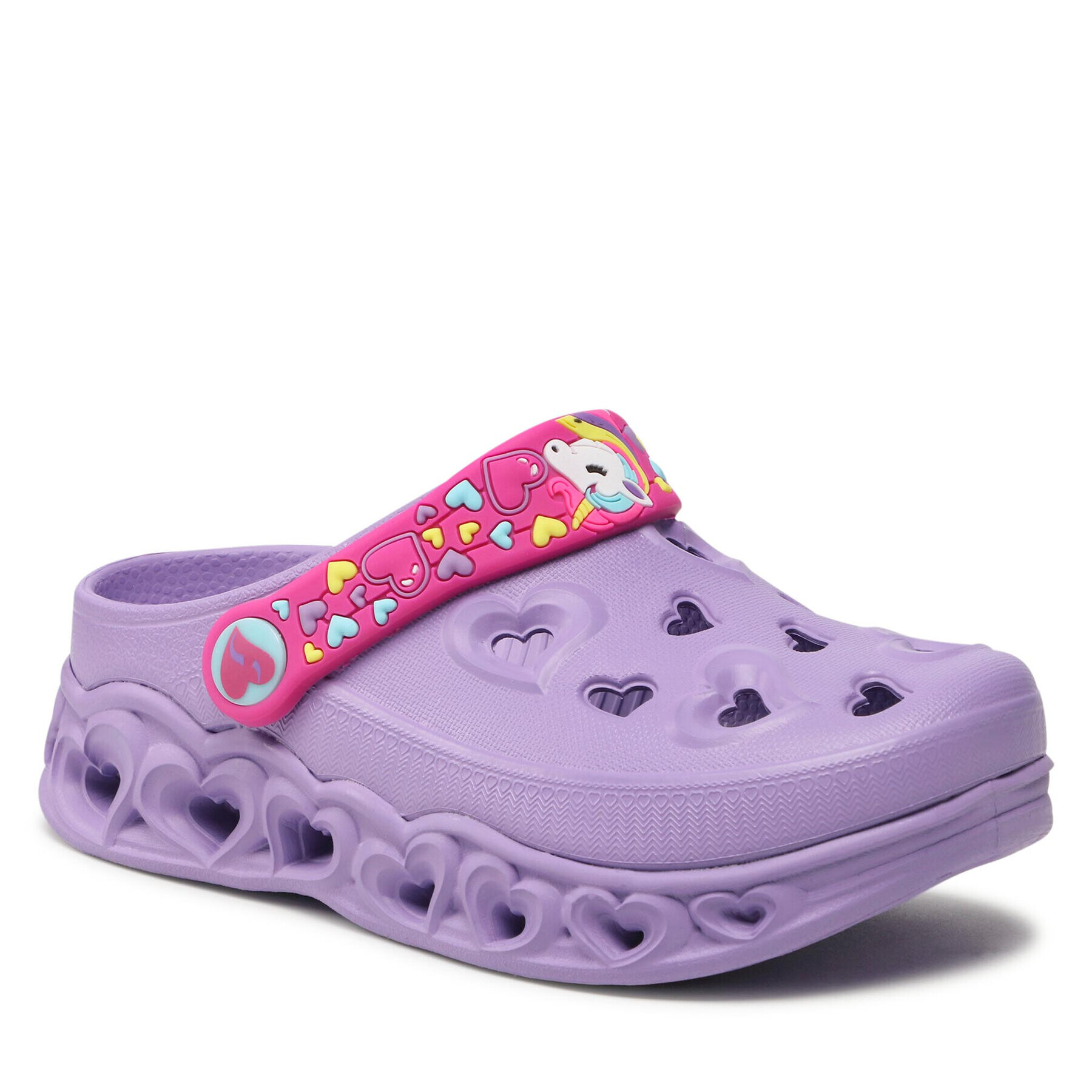 Skechers Nazouváky Unicorns & Sunshine 308023L/LAV Fialová - Pepit.cz