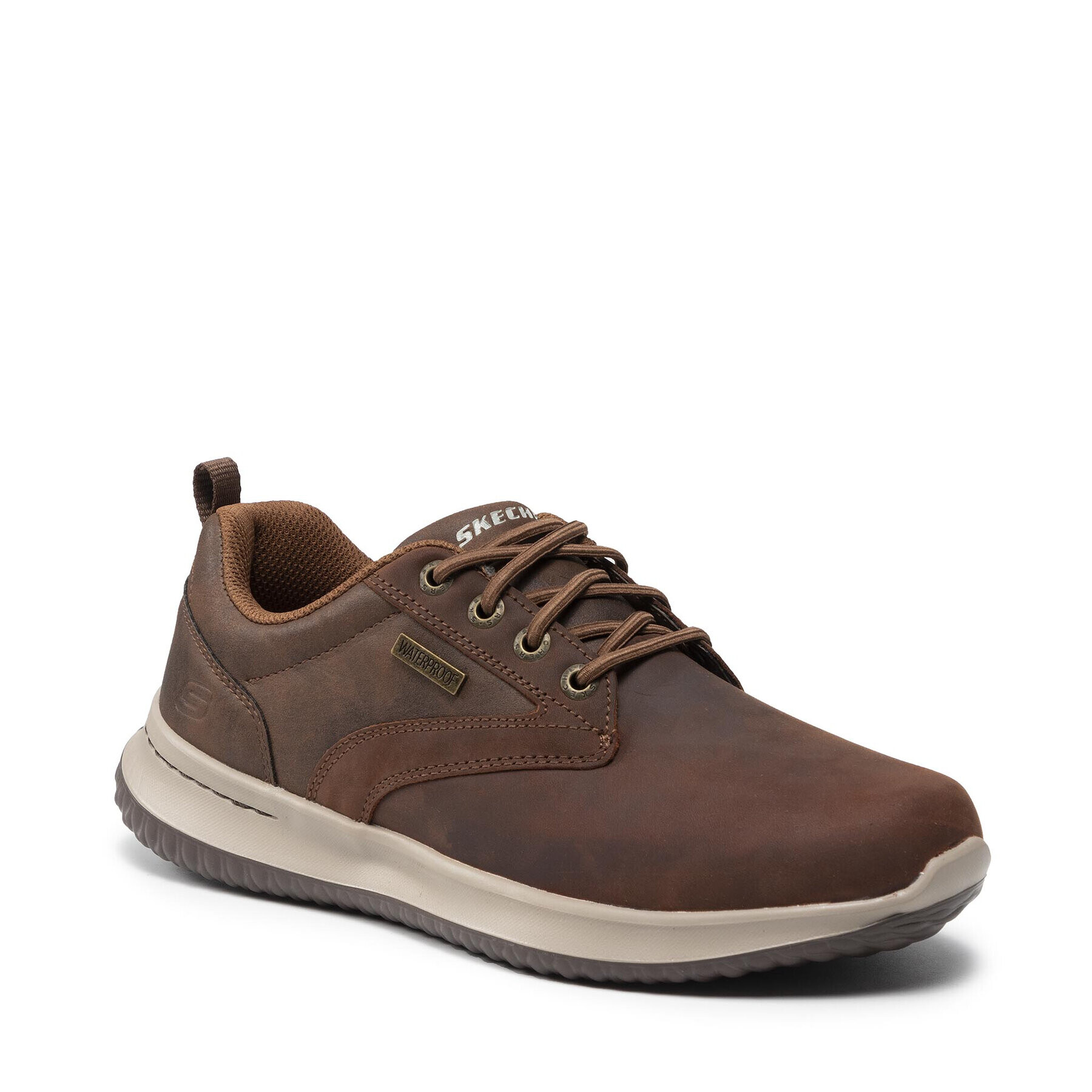 Skechers Polobotky Antigo 65693/CDB Hnědá - Pepit.cz