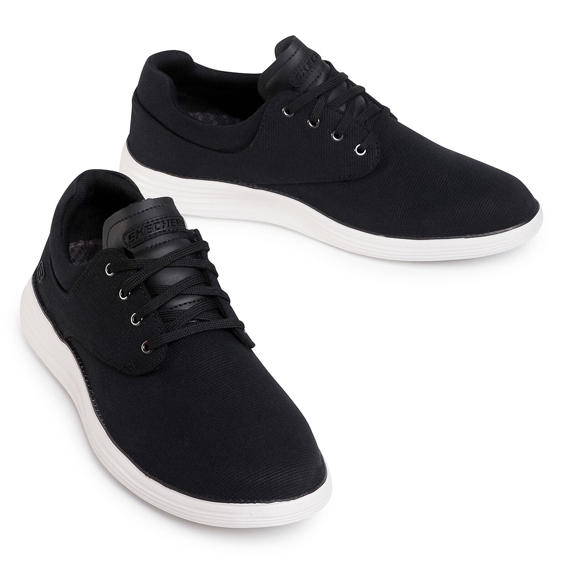 Skechers Polobotky Burbank 204083/BLK Černá - Pepit.cz