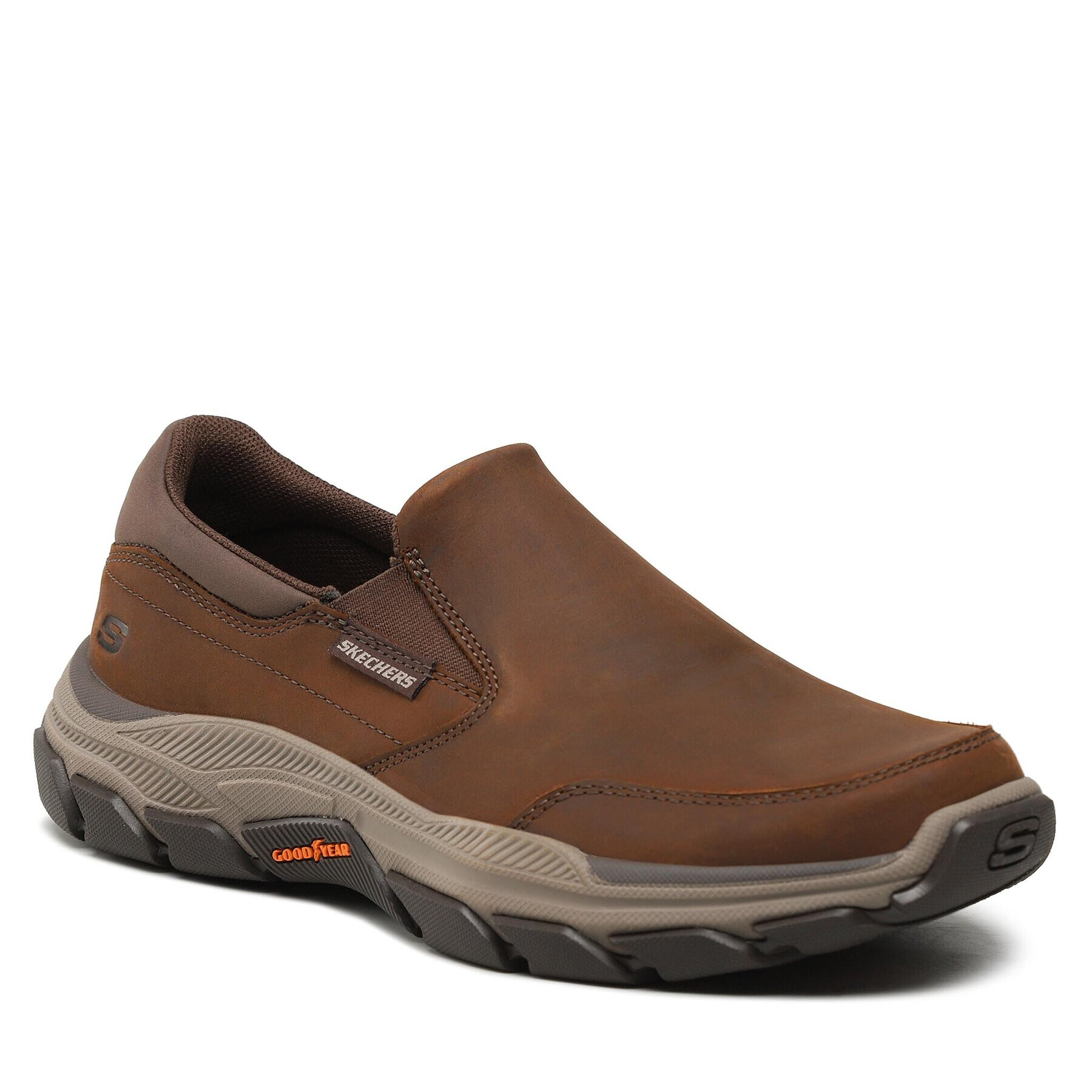 Skechers Polobotky Calum 204480/CDB Hnědá - Pepit.cz