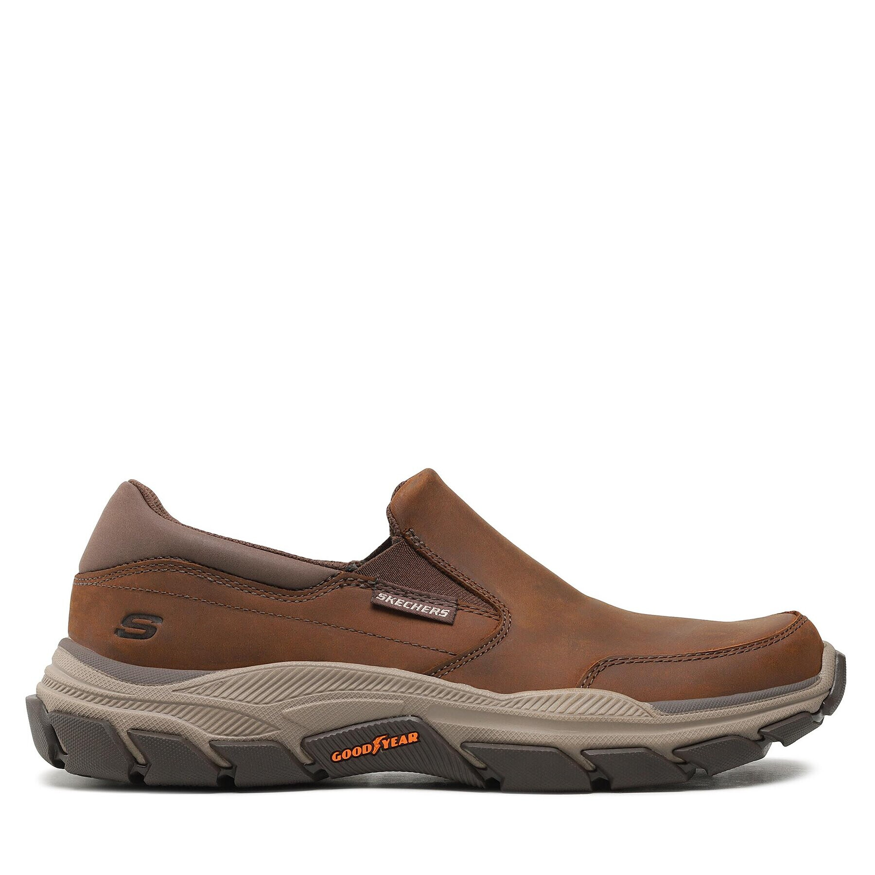 Skechers Polobotky Calum 204480/CDB Hnědá - Pepit.cz