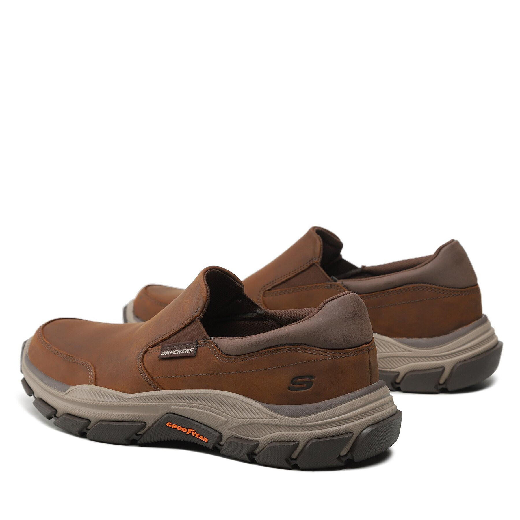 Skechers Polobotky Calum 204480/CDB Hnědá - Pepit.cz