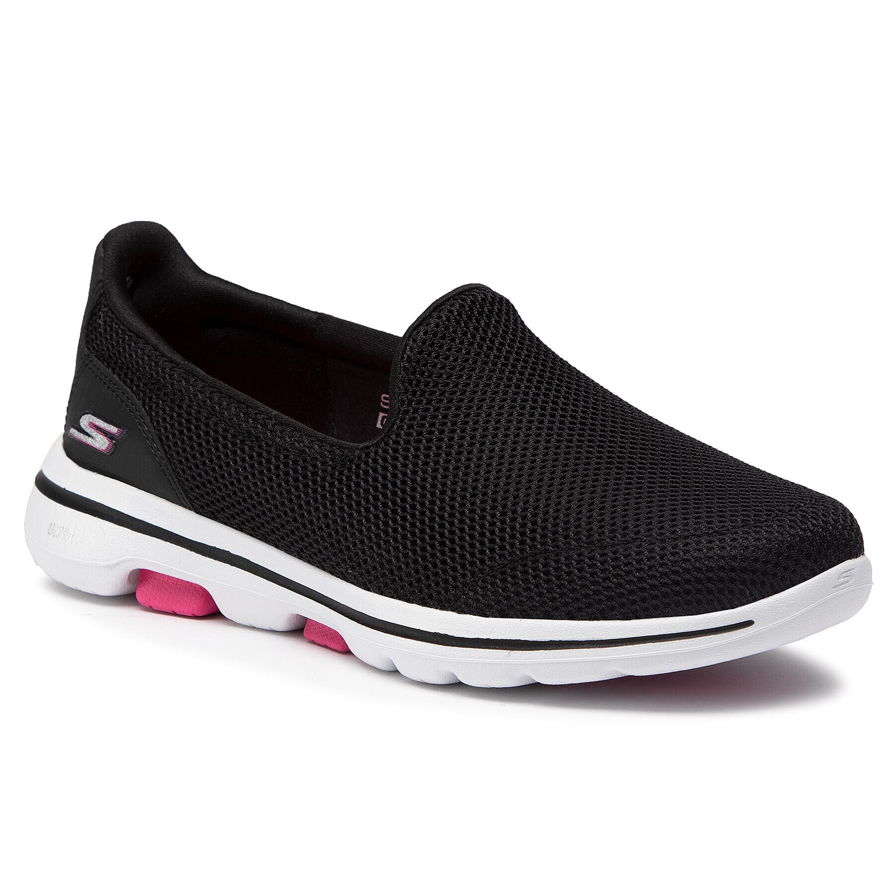 Skechers Polobotky Go Walk 5 15901/BKHP Černá - Pepit.cz