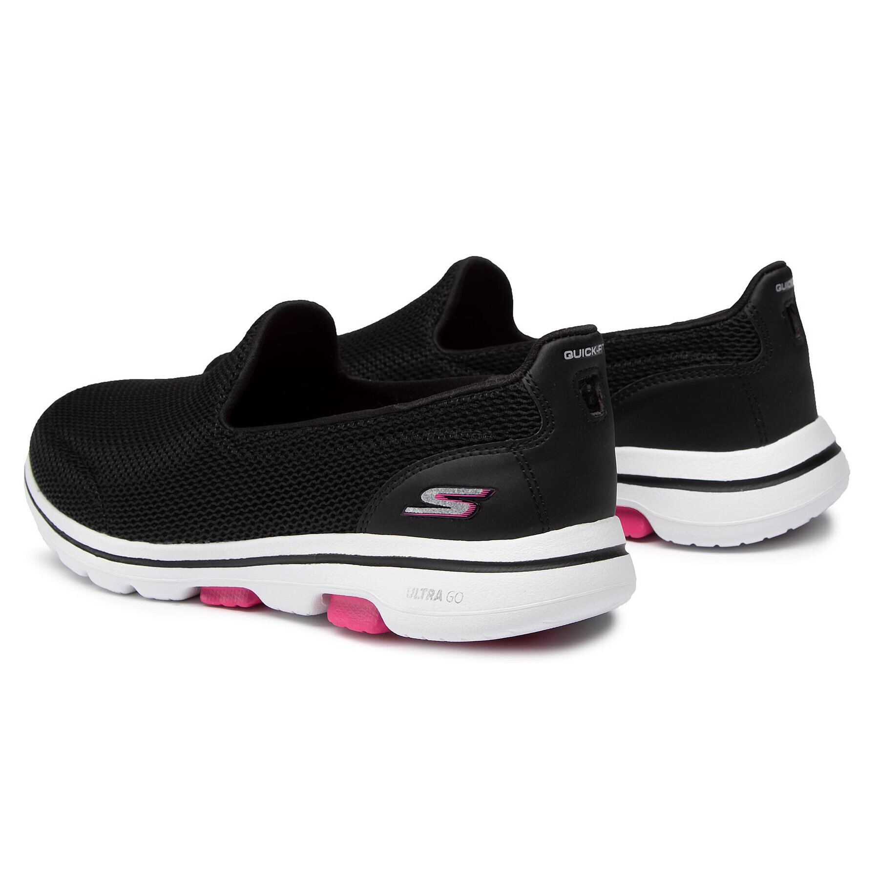 Skechers Polobotky Go Walk 5 15901/BKHP Černá - Pepit.cz