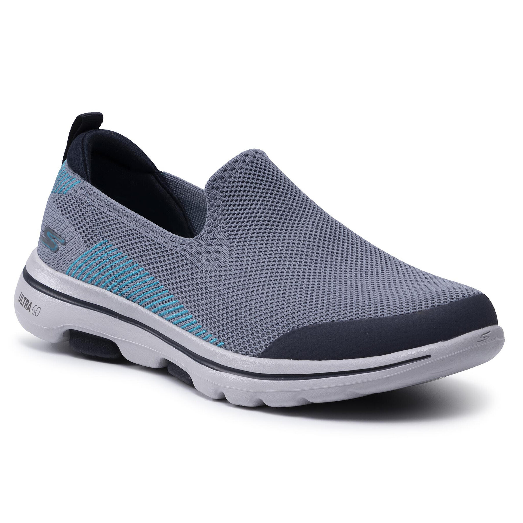 Skechers Polobotky Go Walk 5 55500/GYBL Šedá - Pepit.cz