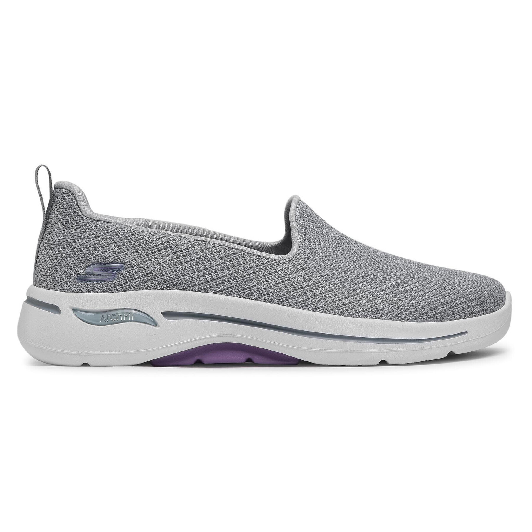 Skechers Polobotky Go Walk Arch Fit 124401/GYLV Šedá - Pepit.cz