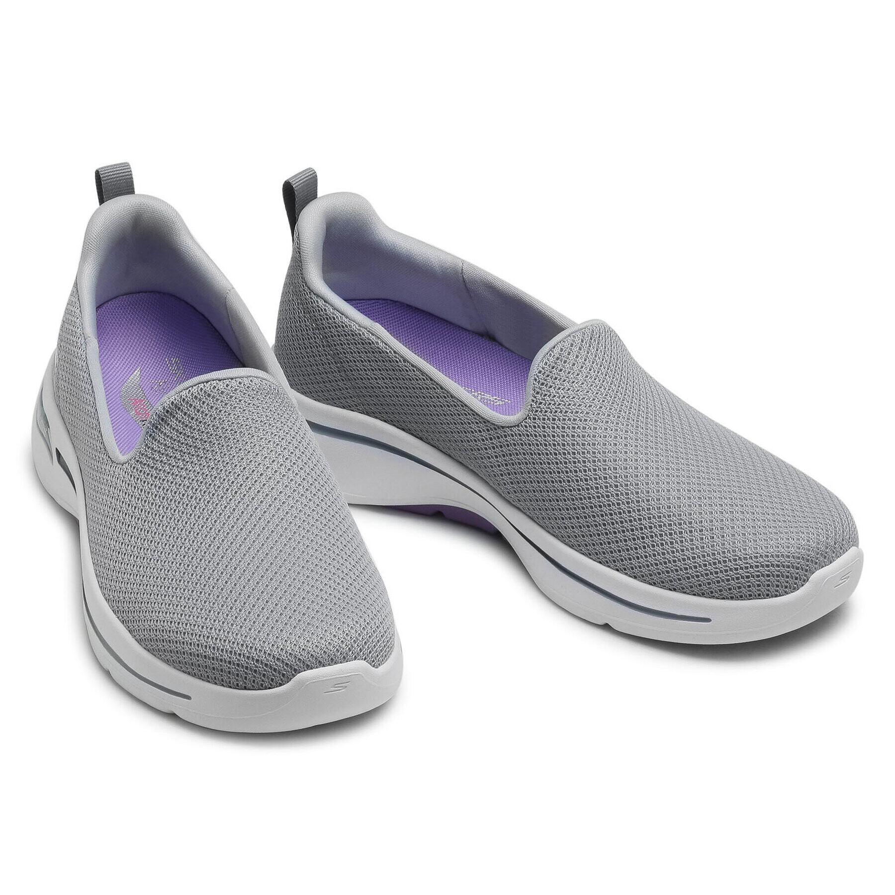 Skechers Polobotky Go Walk Arch Fit 124401/GYLV Šedá - Pepit.cz