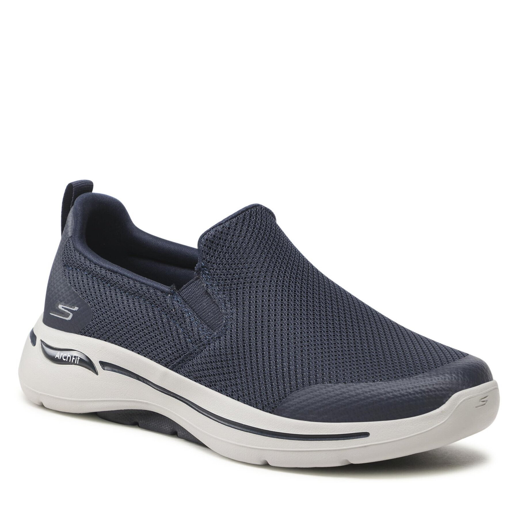 Skechers Polobotky Go Walk Arch Fit 216121/NVGY Tmavomodrá - Pepit.cz