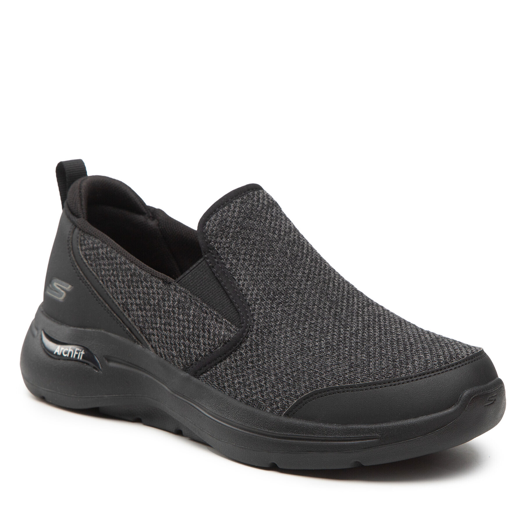 Skechers Polobotky Go Walk Arch Fit 216183/BBK Černá - Pepit.cz