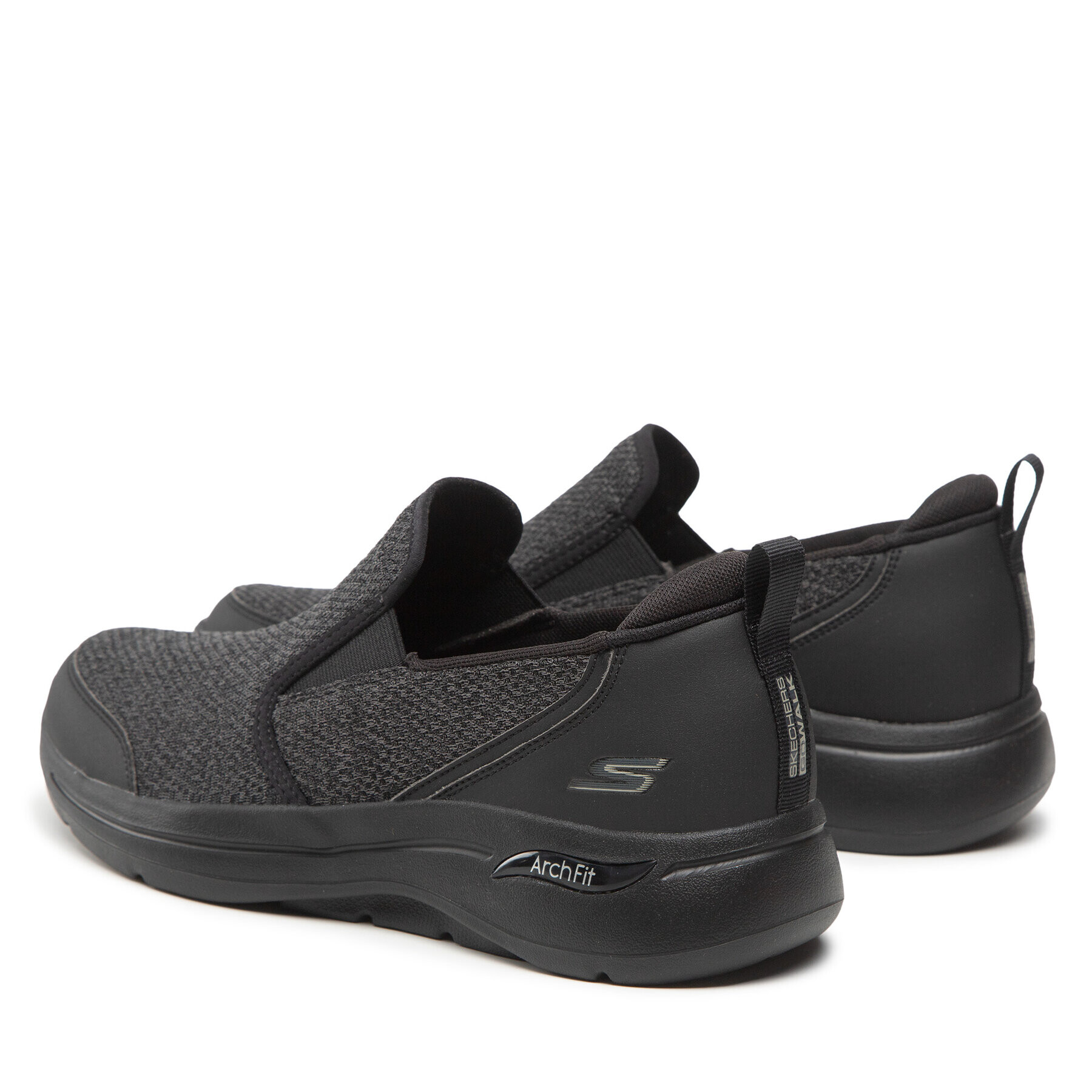 Skechers Polobotky Go Walk Arch Fit 216183/BBK Černá - Pepit.cz