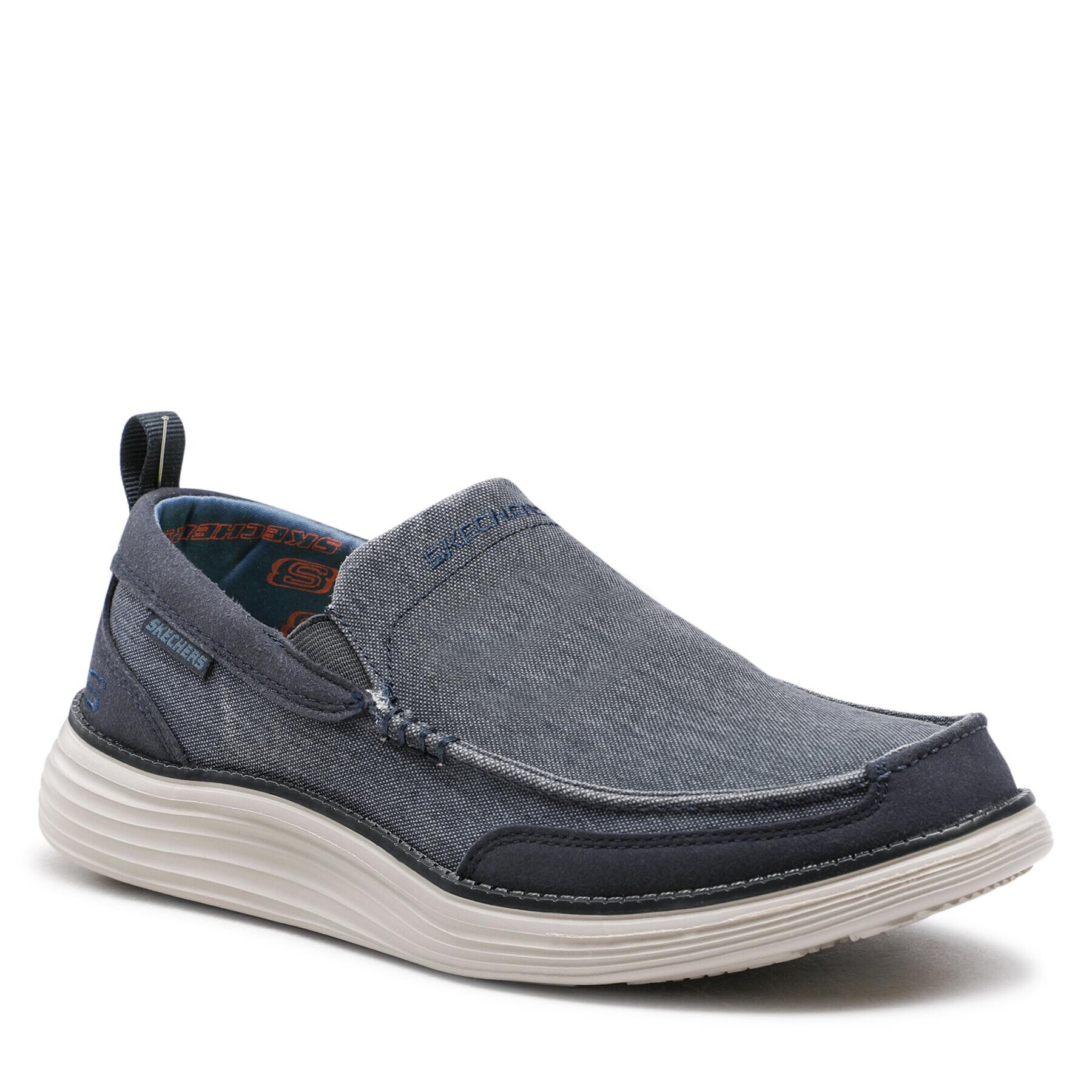 Skechers Polobotky Lenton 65901/NVY Tmavomodrá - Pepit.cz